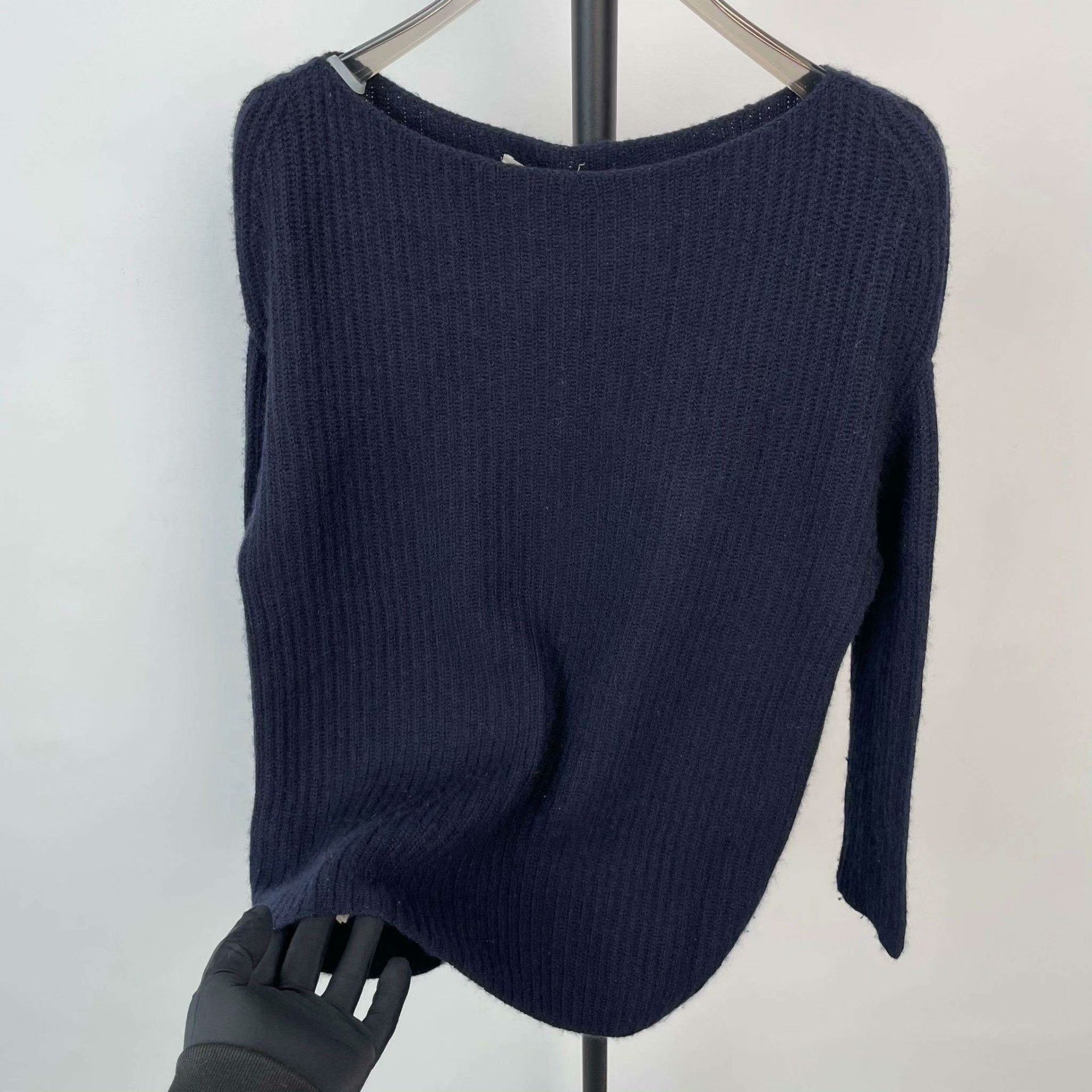 Miu Miu Miu Miu Knit Blue Sweater 38 Women Size S / US 4 / IT 40 - 8 Thumbnail