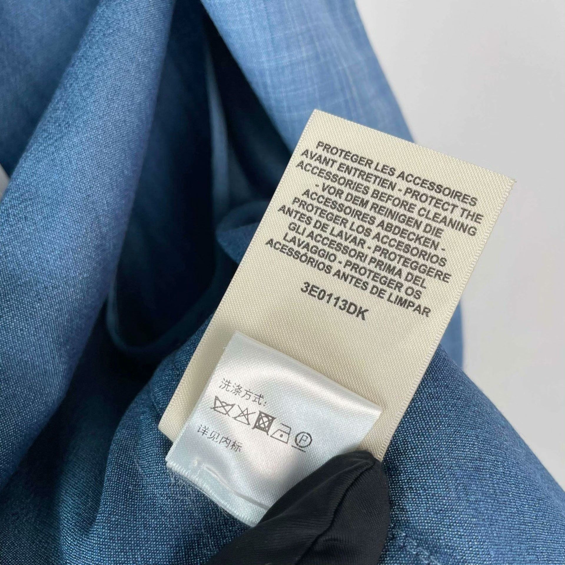 Hermes Hermes Formal Blue Hoodie S Men Size US S / EU 44-46 / 1 - 7 Thumbnail