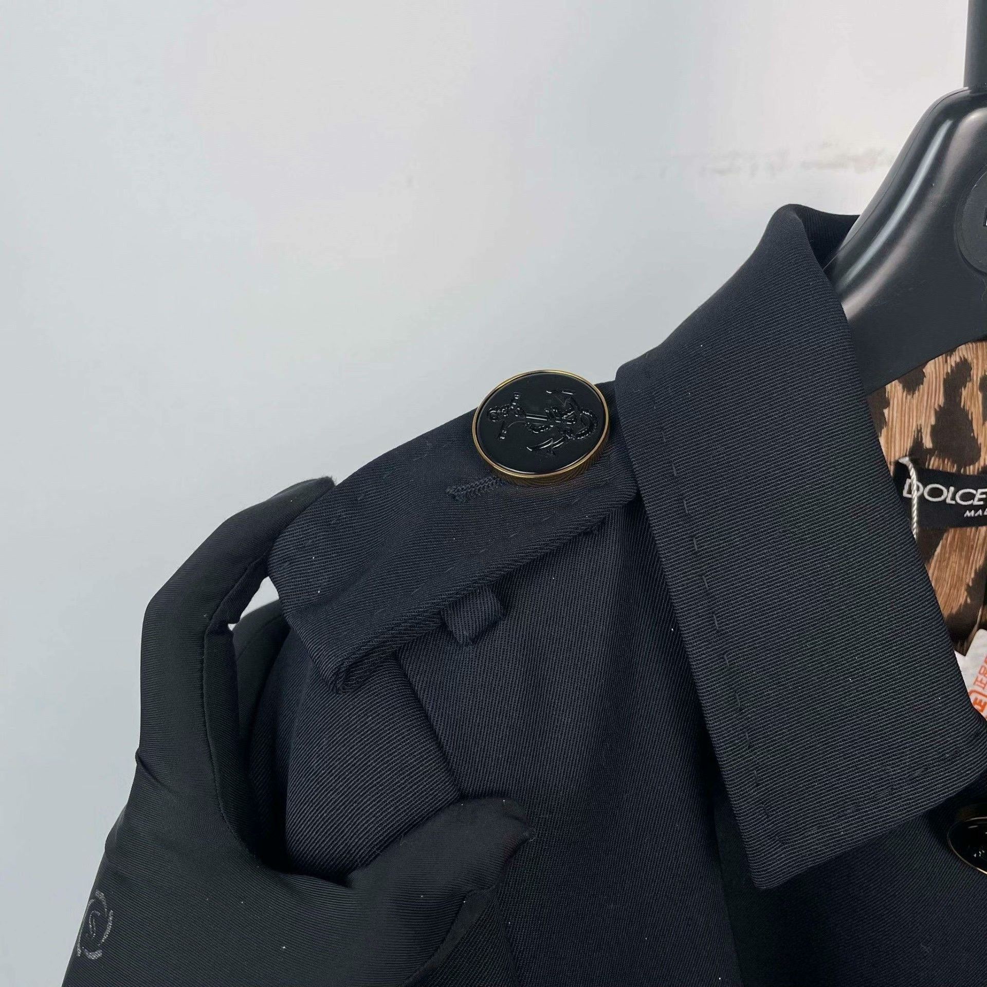 Dolce & Gabbana Dolce & Gabbana Black Coat 38 Women Size S / US 4 / IT 40 - 3 Thumbnail