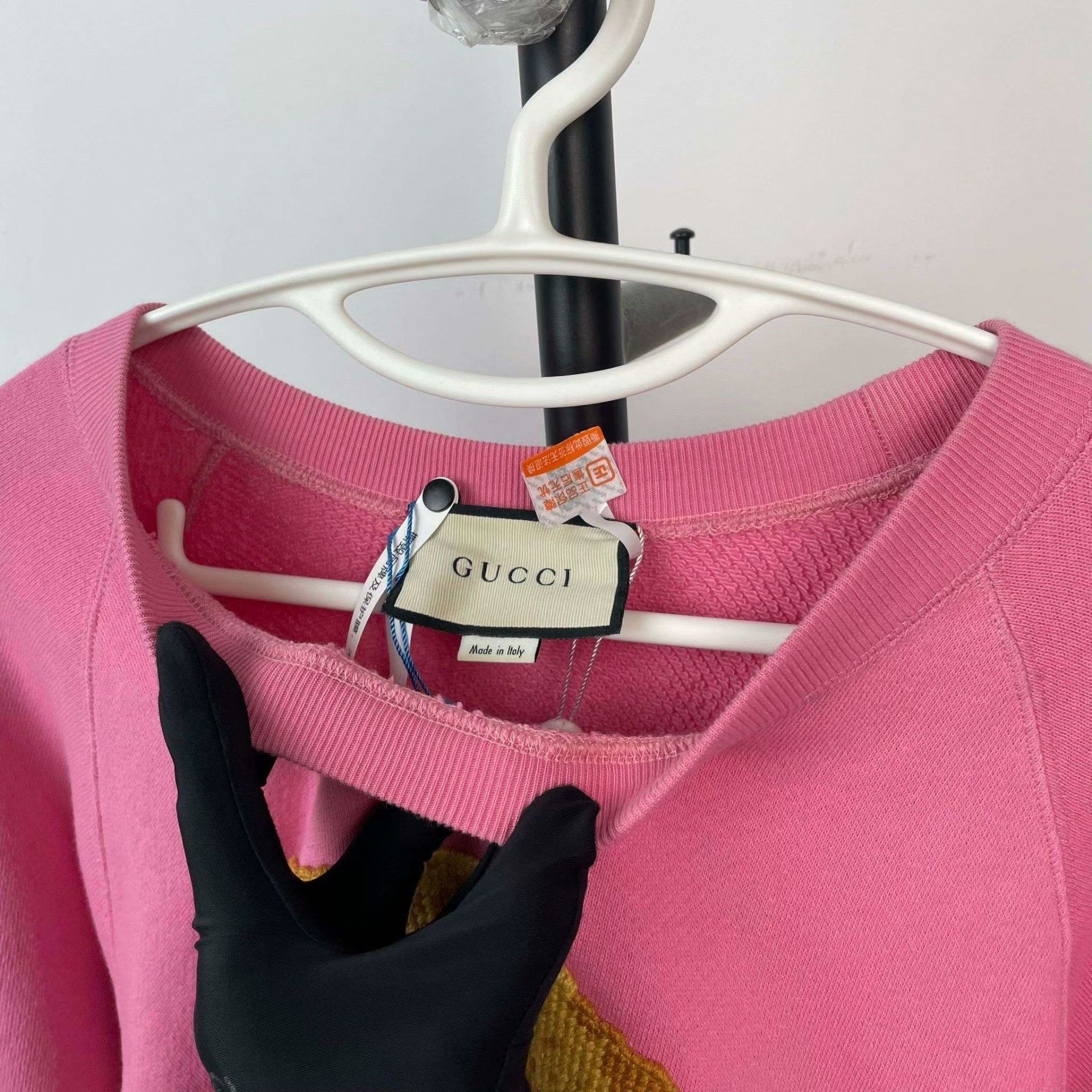 Gucci Gucci Cotton Pink T-Shirt XS Women Size XS / US 0-2 / IT 36-38 - 3 Thumbnail