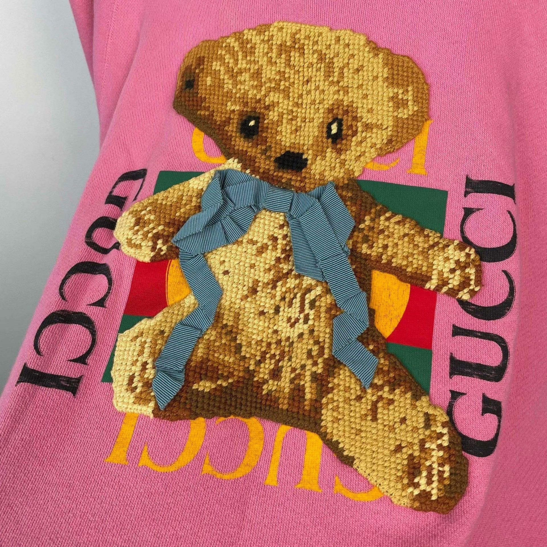 Gucci Gucci Cotton Pink T-Shirt XS Women Size XS / US 0-2 / IT 36-38 - 7 Thumbnail
