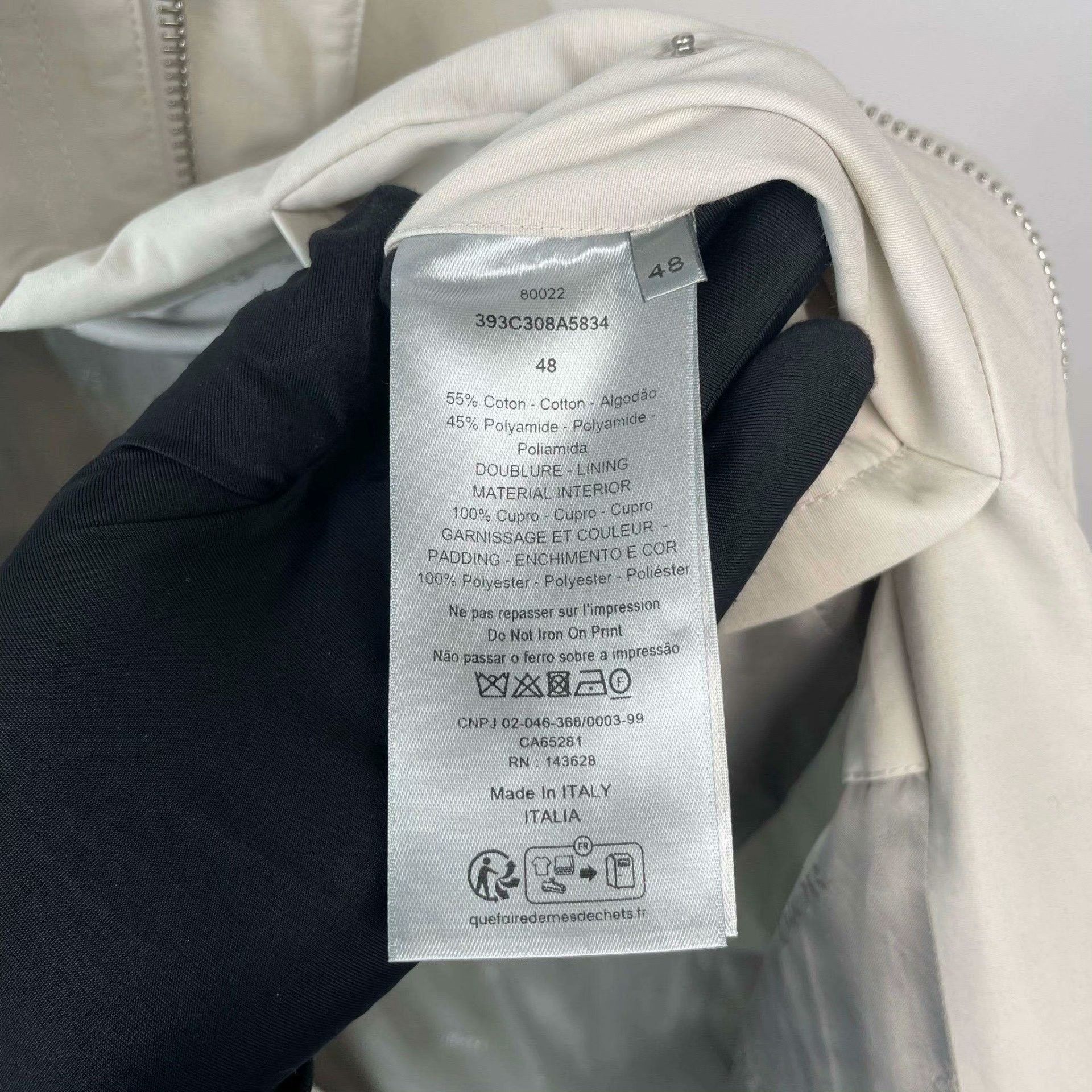 Dior Dior Gray Light Jacket 48 Men Size US XL / EU 56 / 4 - 5 Thumbnail