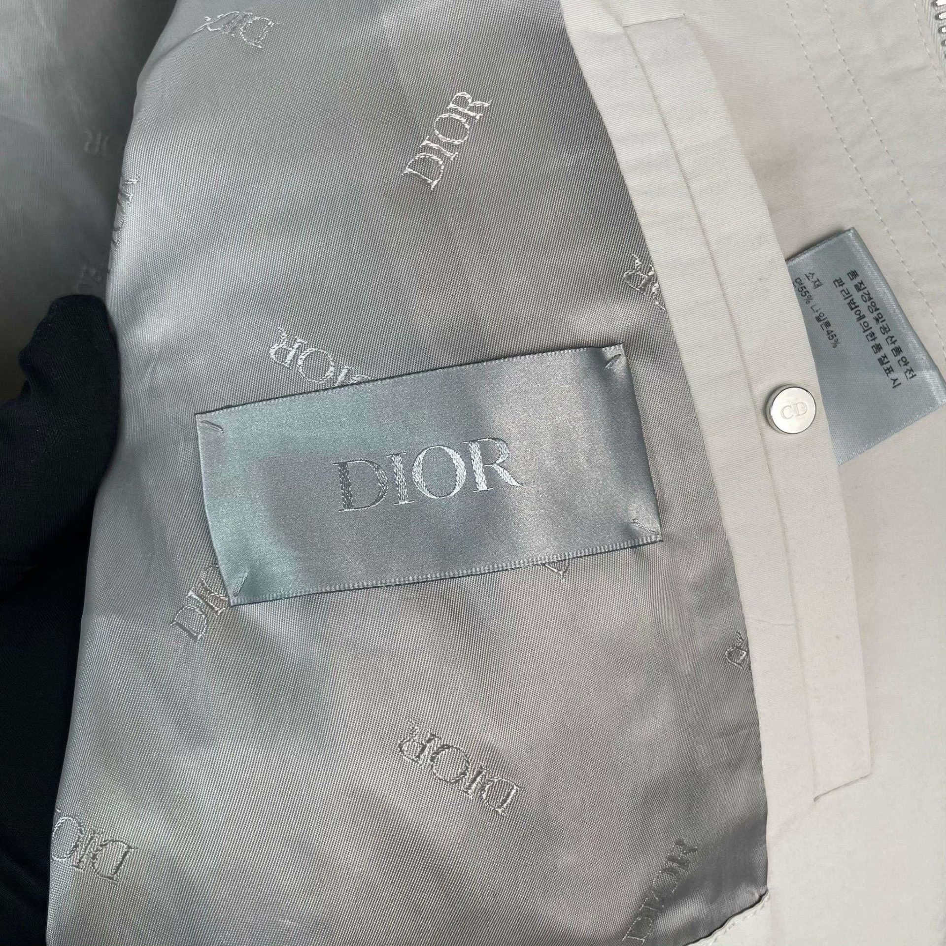 Dior Dior Gray Light Jacket 48 Men Size US XL / EU 56 / 4 - 8 Thumbnail