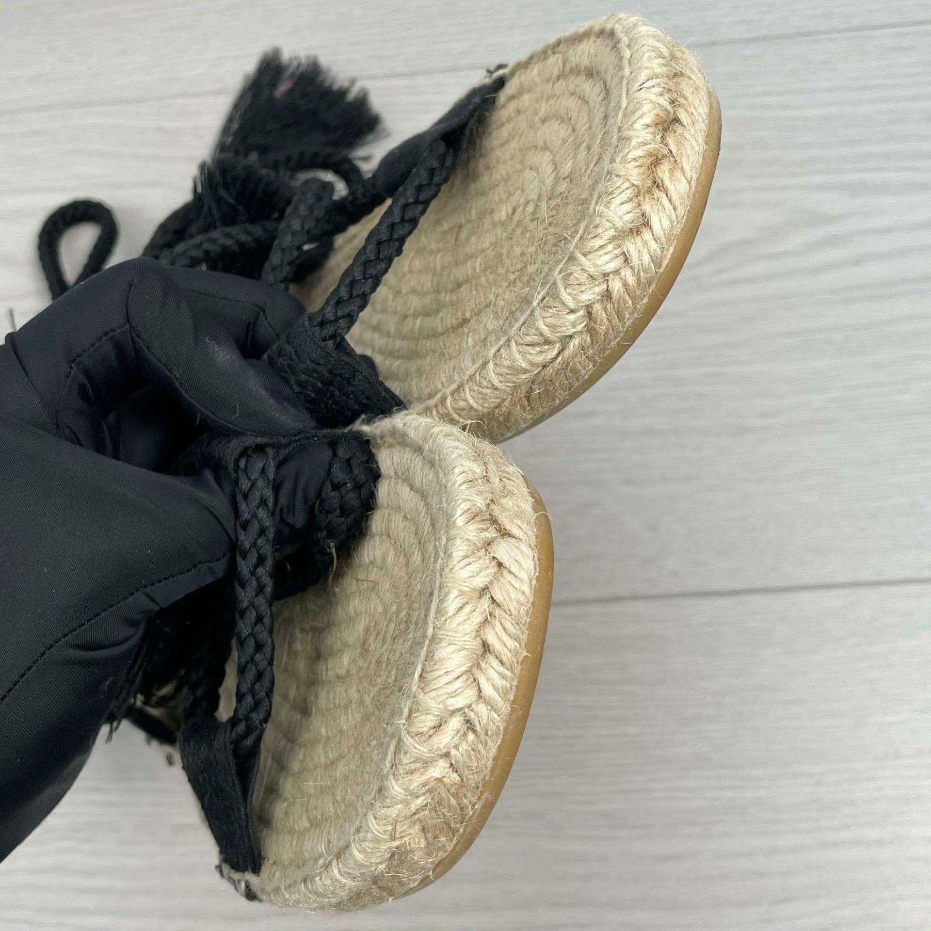 Dior Dior Knit Black Sandals 39 Women Size US 8.5 / IT 38.5 - 4 Thumbnail