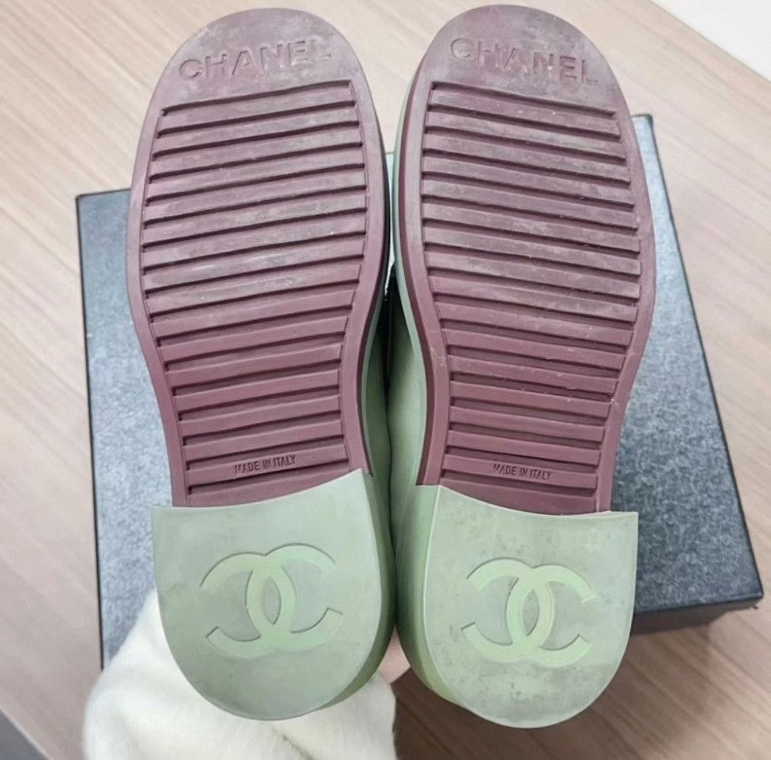 Chanel Chanel Leather Lowtop Sneakers 36 Women Size US 6 / IT 36 - 2 Thumbnail