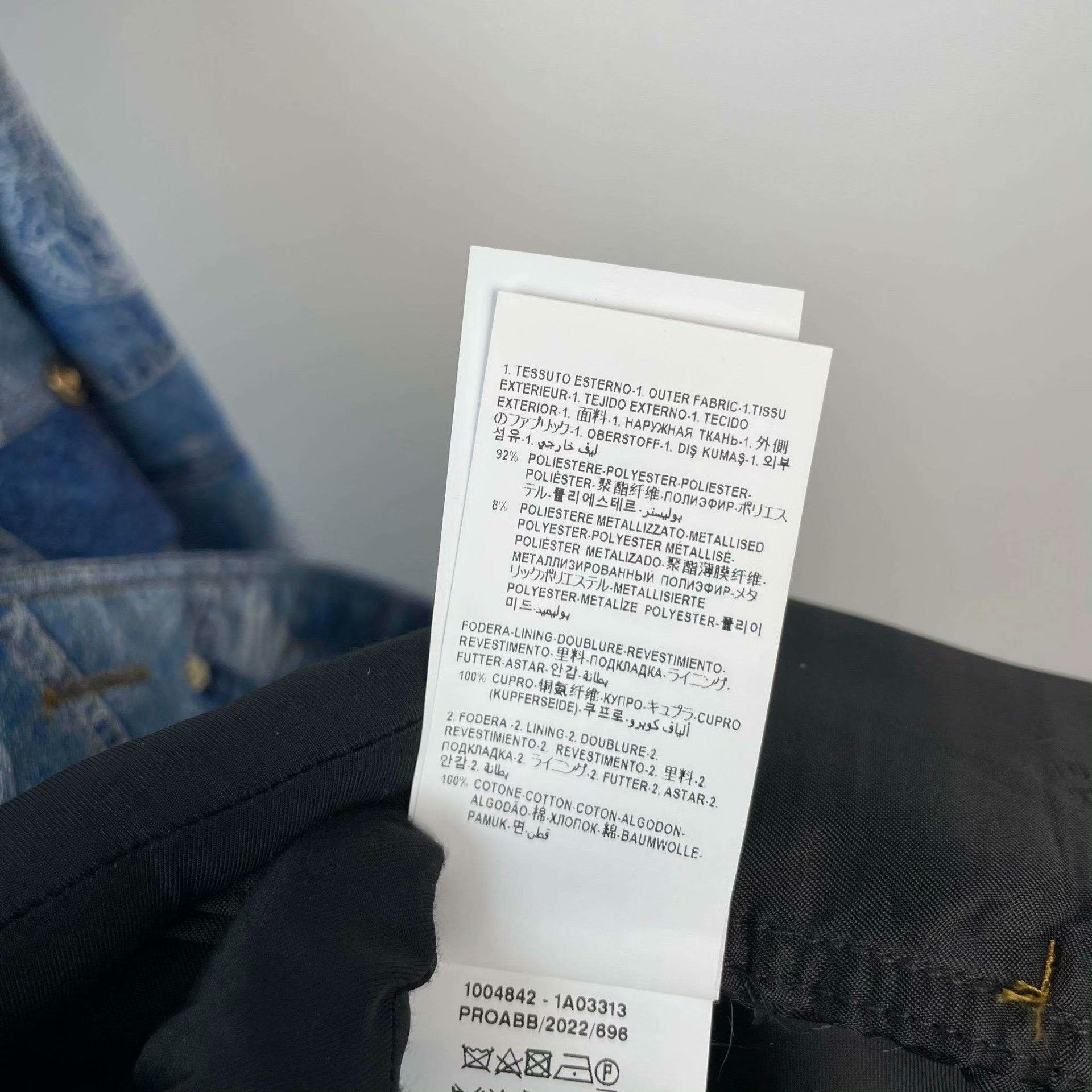 Versace Versace Collab Denim Blue Light Jacket XXL Men Size US XXL / EU 58 / 5 - 6 Thumbnail