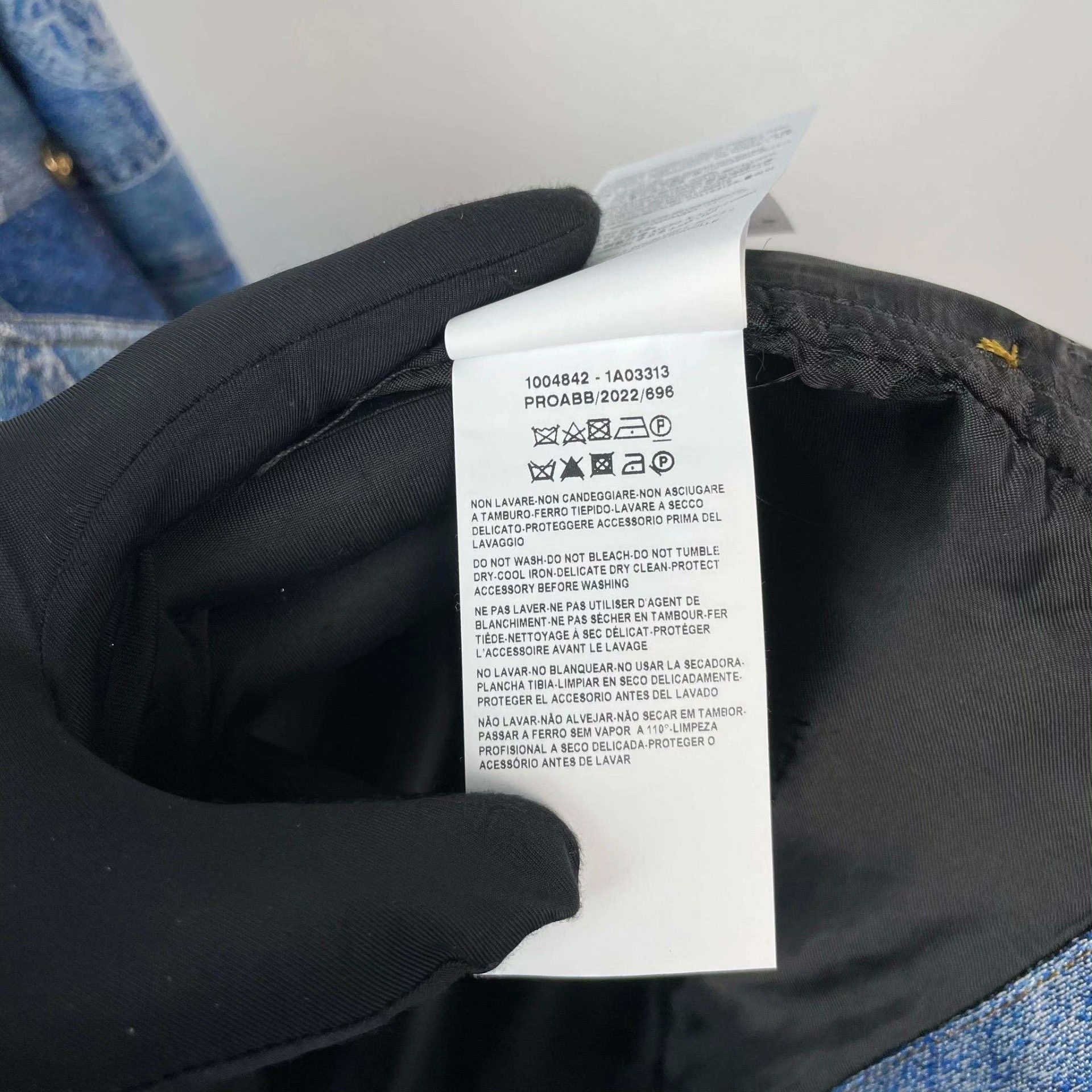 Versace Versace Collab Denim Blue Light Jacket XXL Men Size US XXL / EU 58 / 5 - 7 Thumbnail