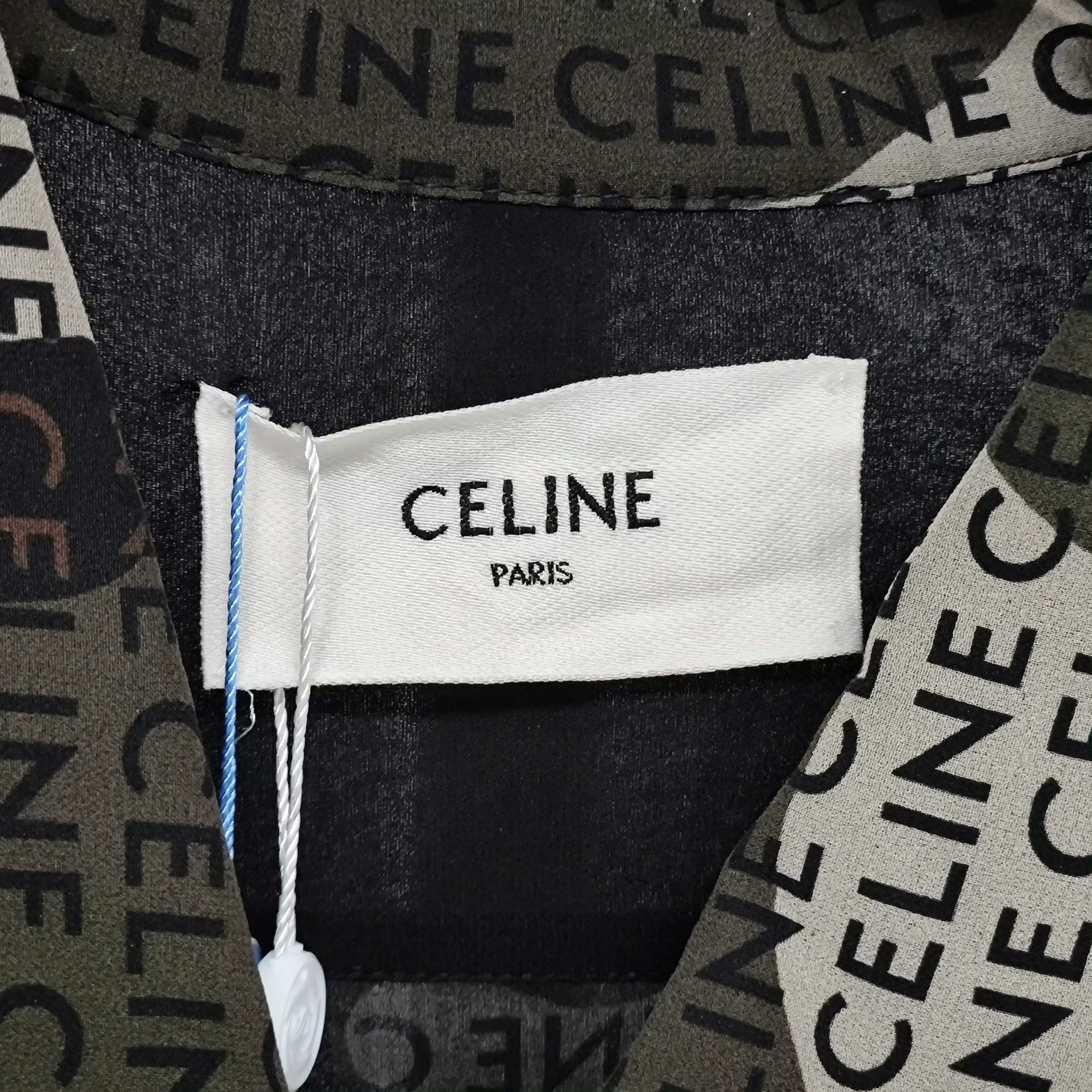 Celine Celine Silk Camo Dress 40 Women Size M / US 6-8 / IT 42-44 - 3 Thumbnail