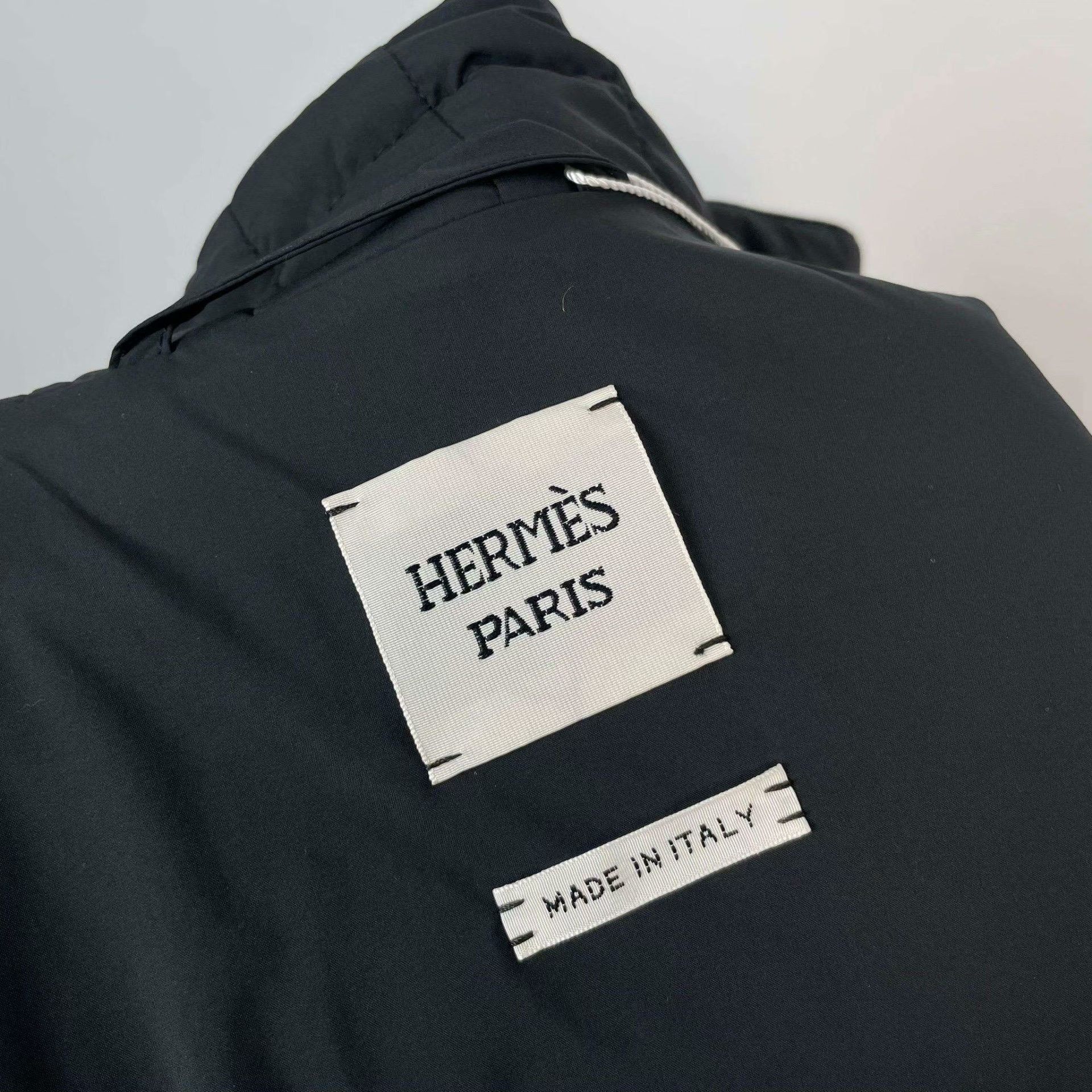Hermes Hermes Cotton Black Down Jacket S Women Size S / US 4 / IT 40 - 4 Thumbnail