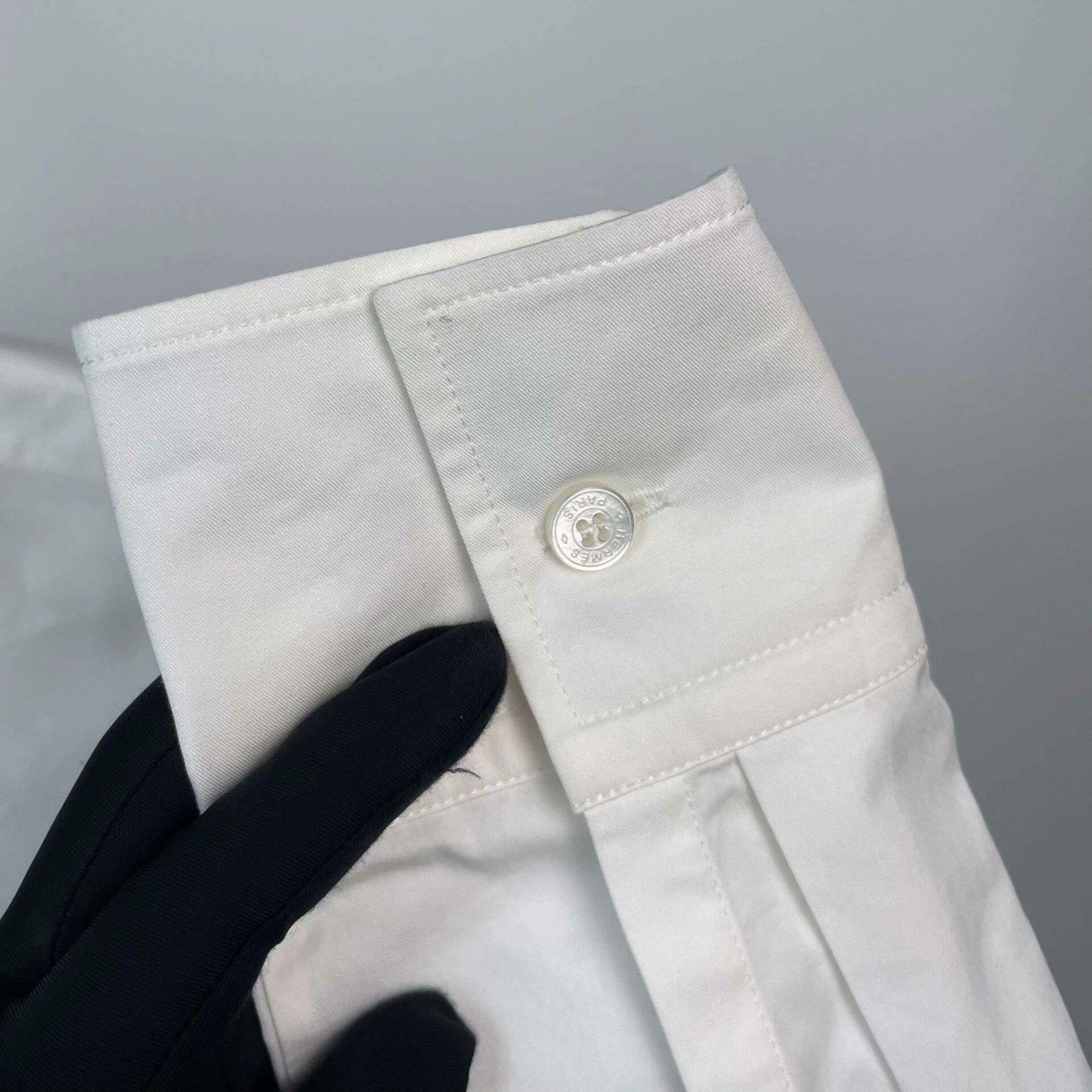 Hermes Hermes White Shirt 38 Men Size US S / EU 44-46 / 1 - 6 Thumbnail