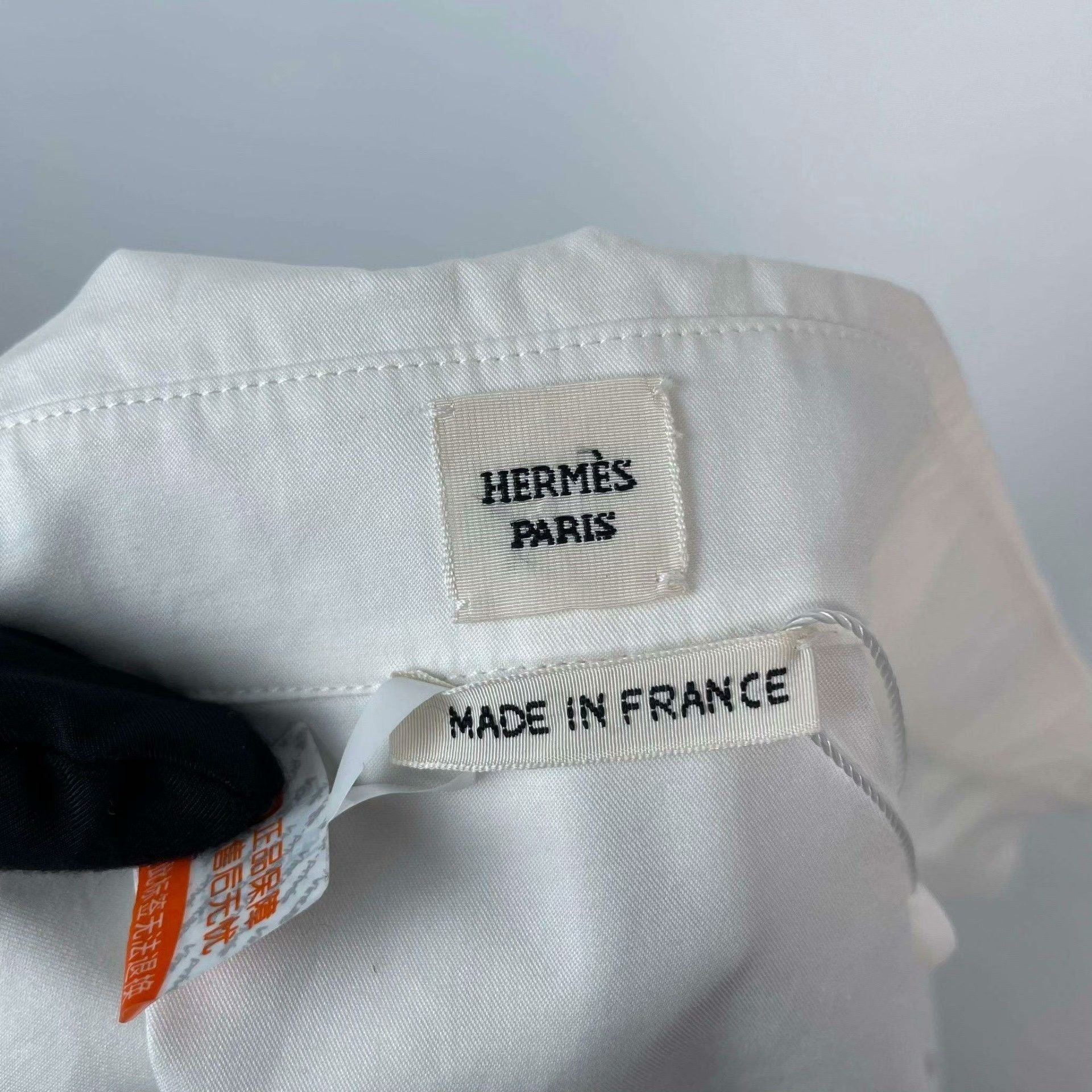 Hermes Hermes White Shirt 38 Men Size US S / EU 44-46 / 1 - 3 Thumbnail