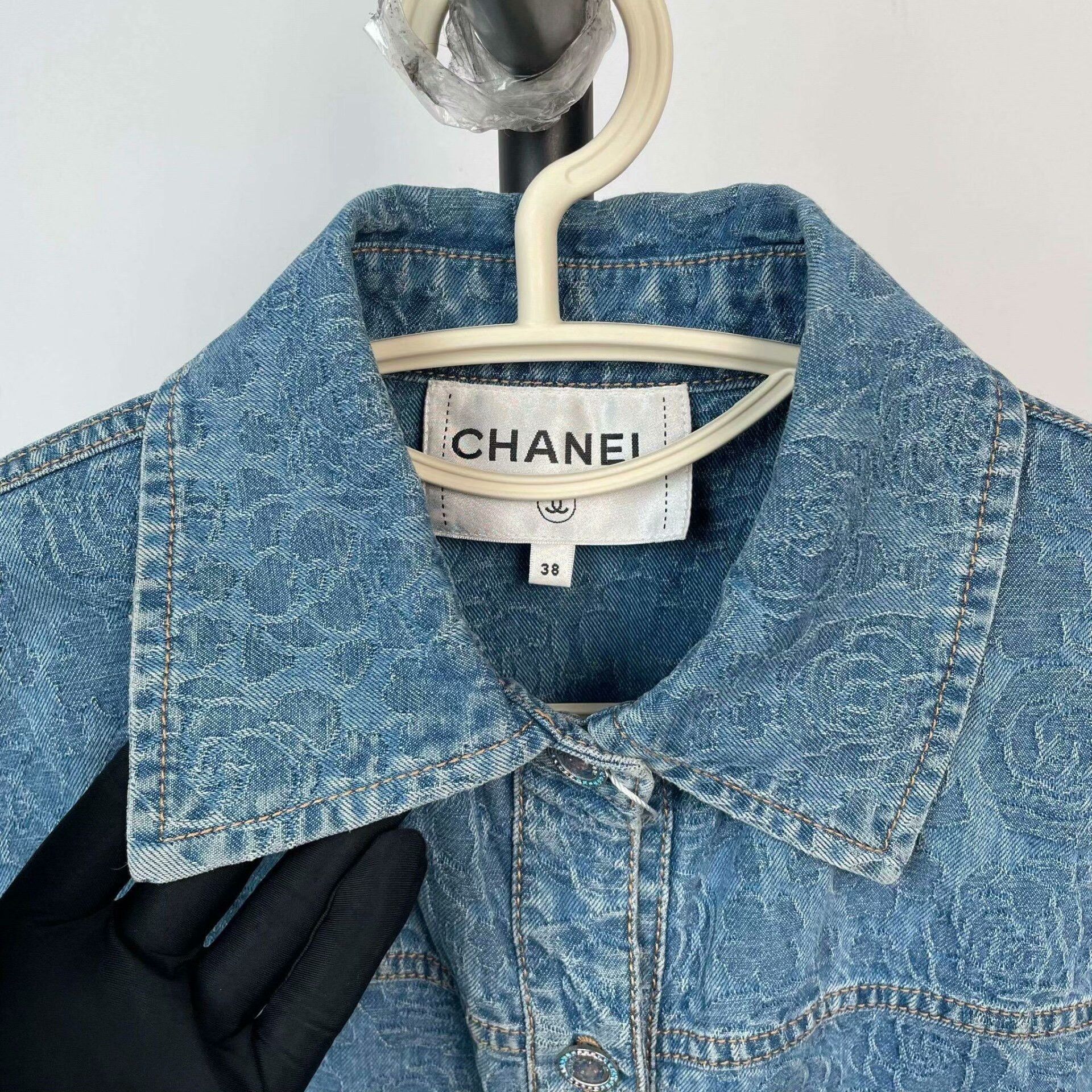 Chanel Chanel Denim Blue Vest 23 Women Size XS / US 0-2 / IT 36-38 - 9 Thumbnail