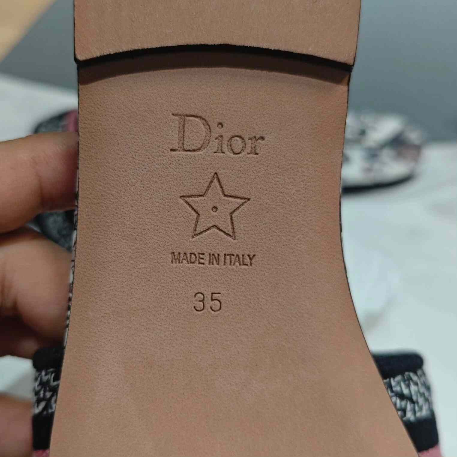 Dior Dior Leather Multi Sandals 35 Women Size US 5 / IT 35 - 3 Thumbnail