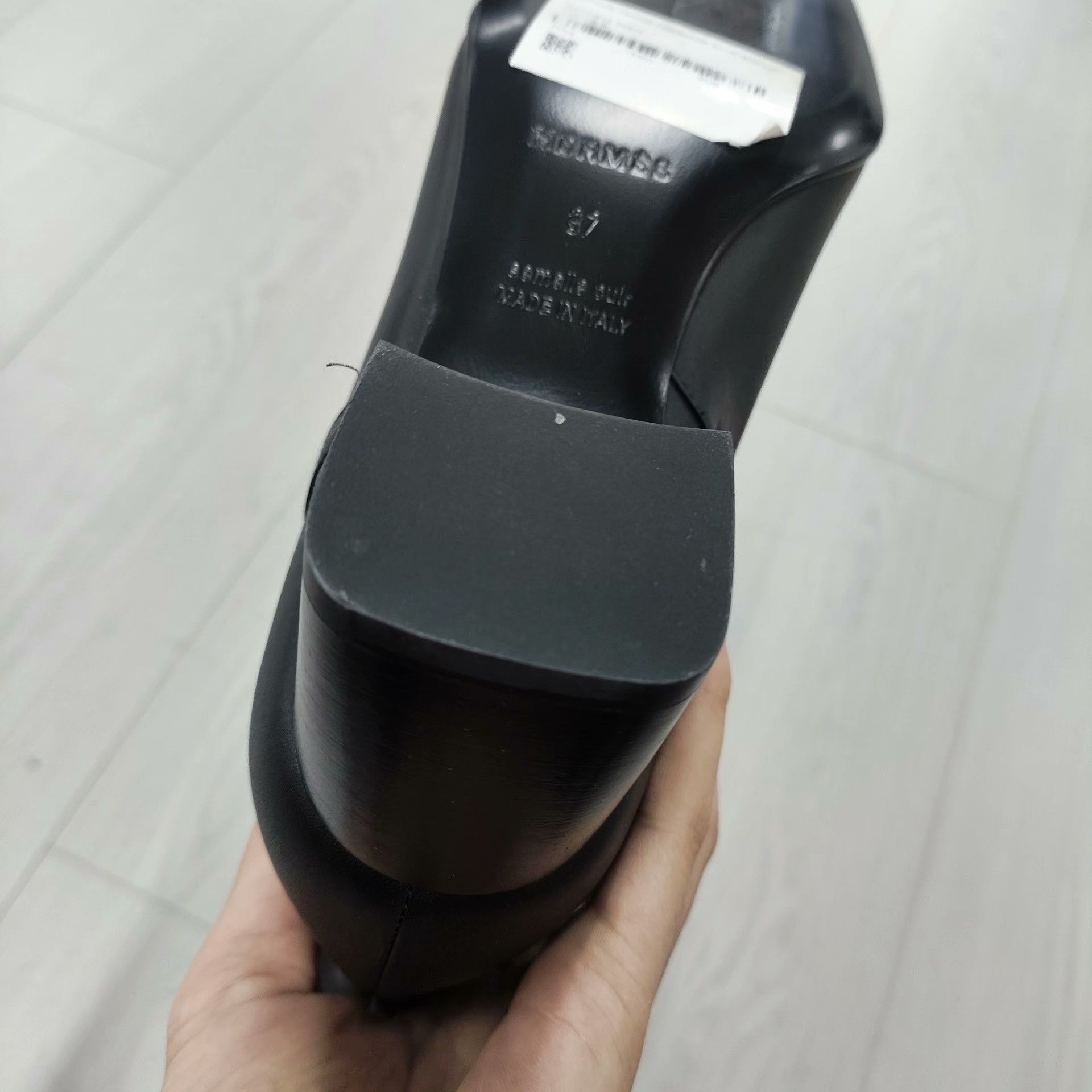 Hermes Hermes Leather Black Boots 37 Women Size US 6.5 / IT 36.5 - 5 Thumbnail