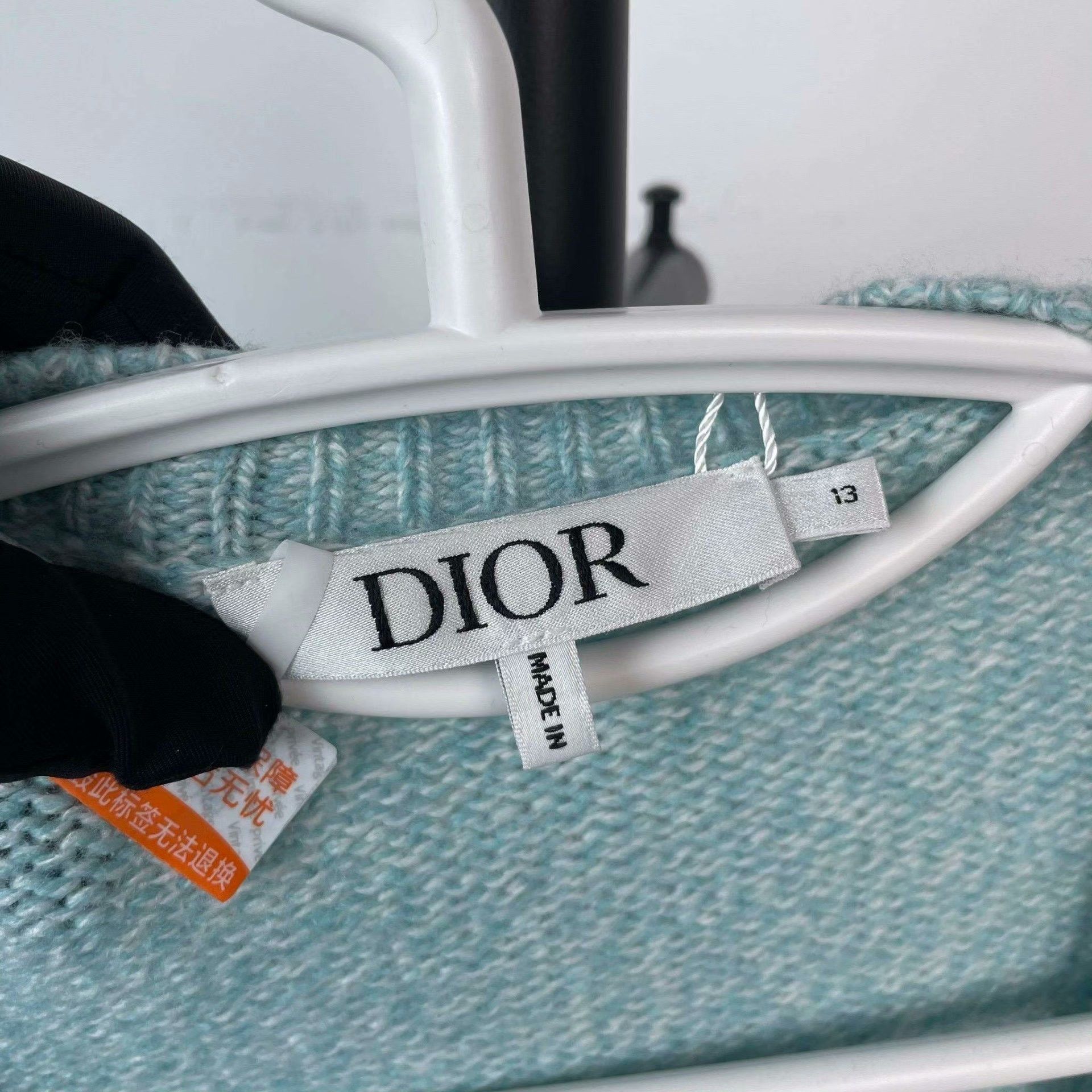Dior Dior Knit Blue Sweater 37 Women Size S / US 4 / IT 40 - 4 Thumbnail