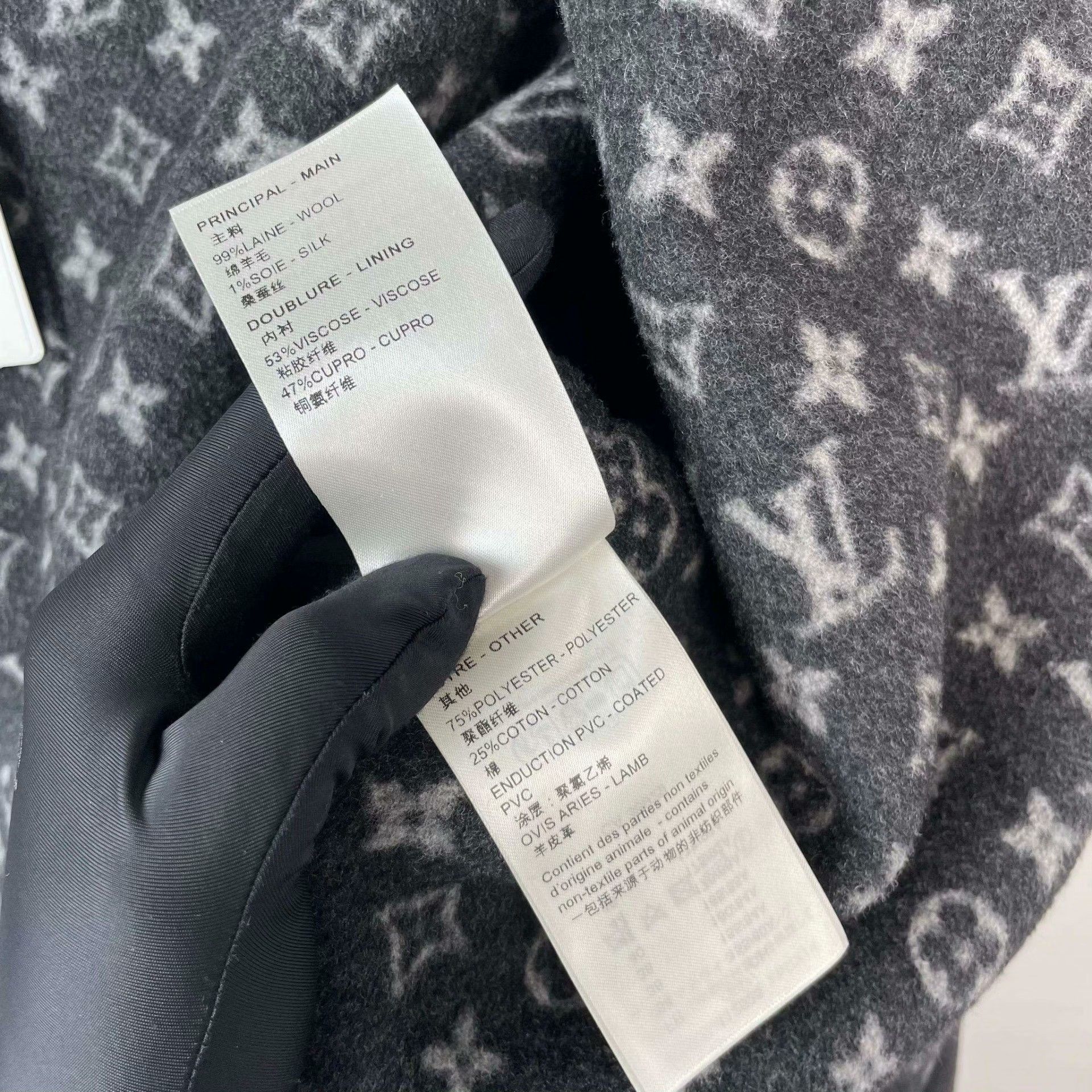 Louis Vuitton Louis Vuitton Gray Heavy Coat 36 Men Size US S / EU 44-46 / 1 - 8 Thumbnail