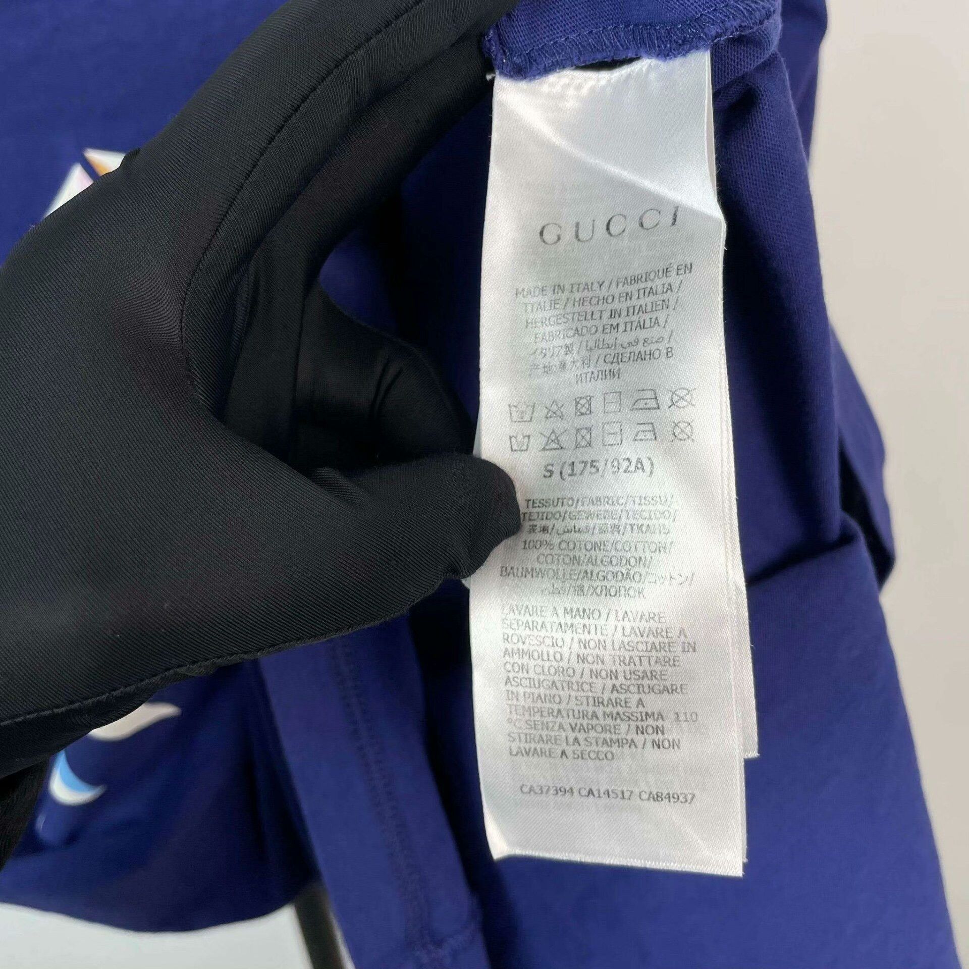 Gucci Gucci Blue T-Shirt S Women Size S / US 4 / IT 40 - 6 Thumbnail