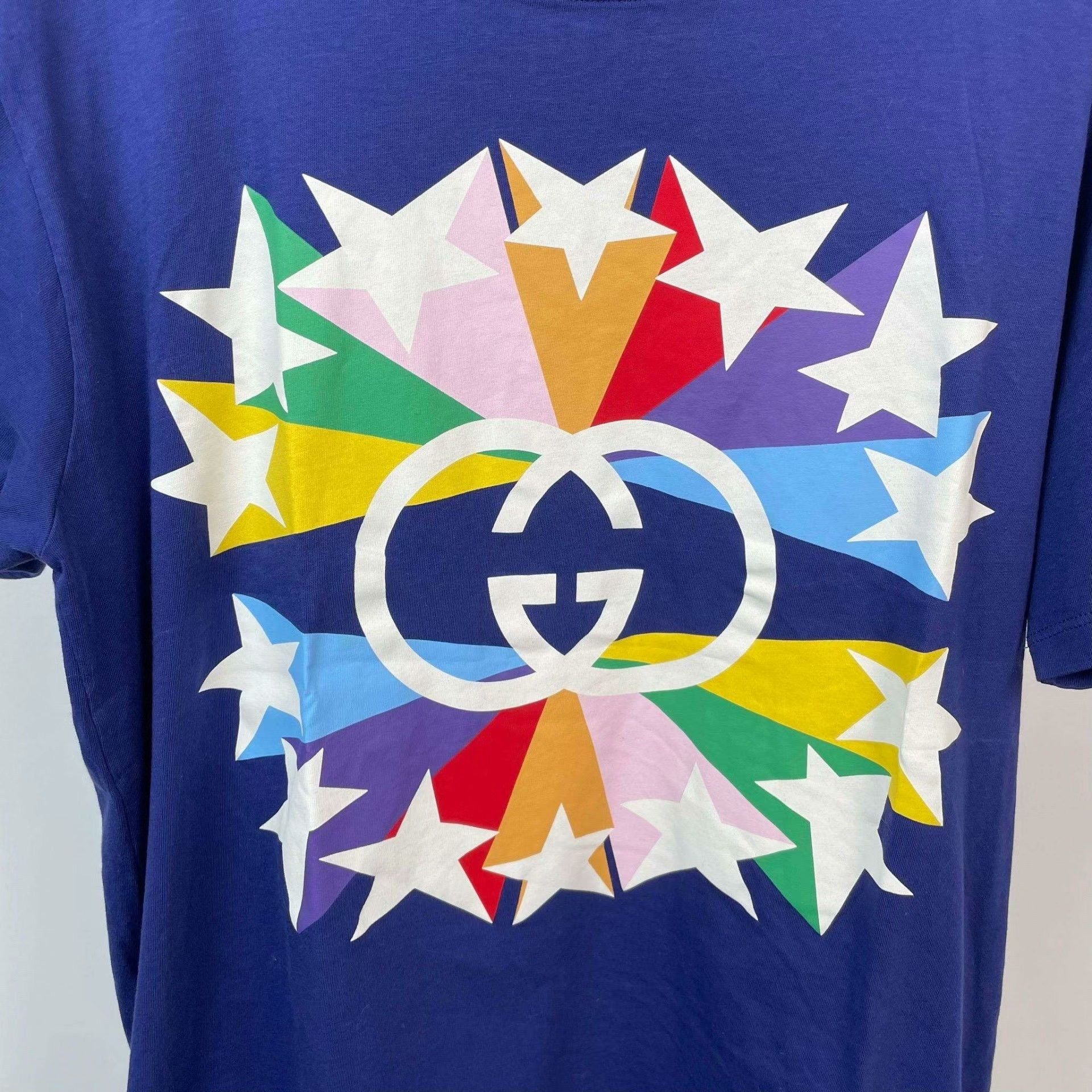 Gucci Gucci Blue T-Shirt S Women Size S / US 4 / IT 40 - 4 Thumbnail