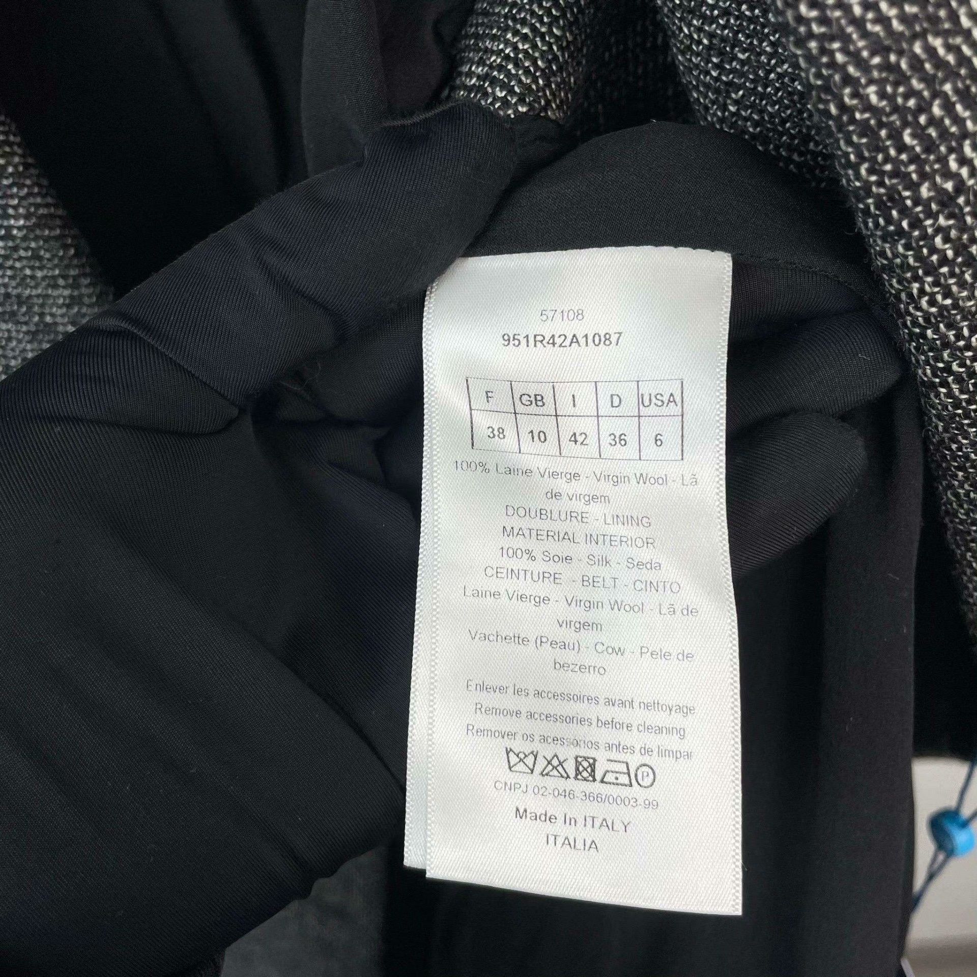 Dior Dior Gray Dress 38 Women Size S / US 4 / IT 40 - 4 Thumbnail