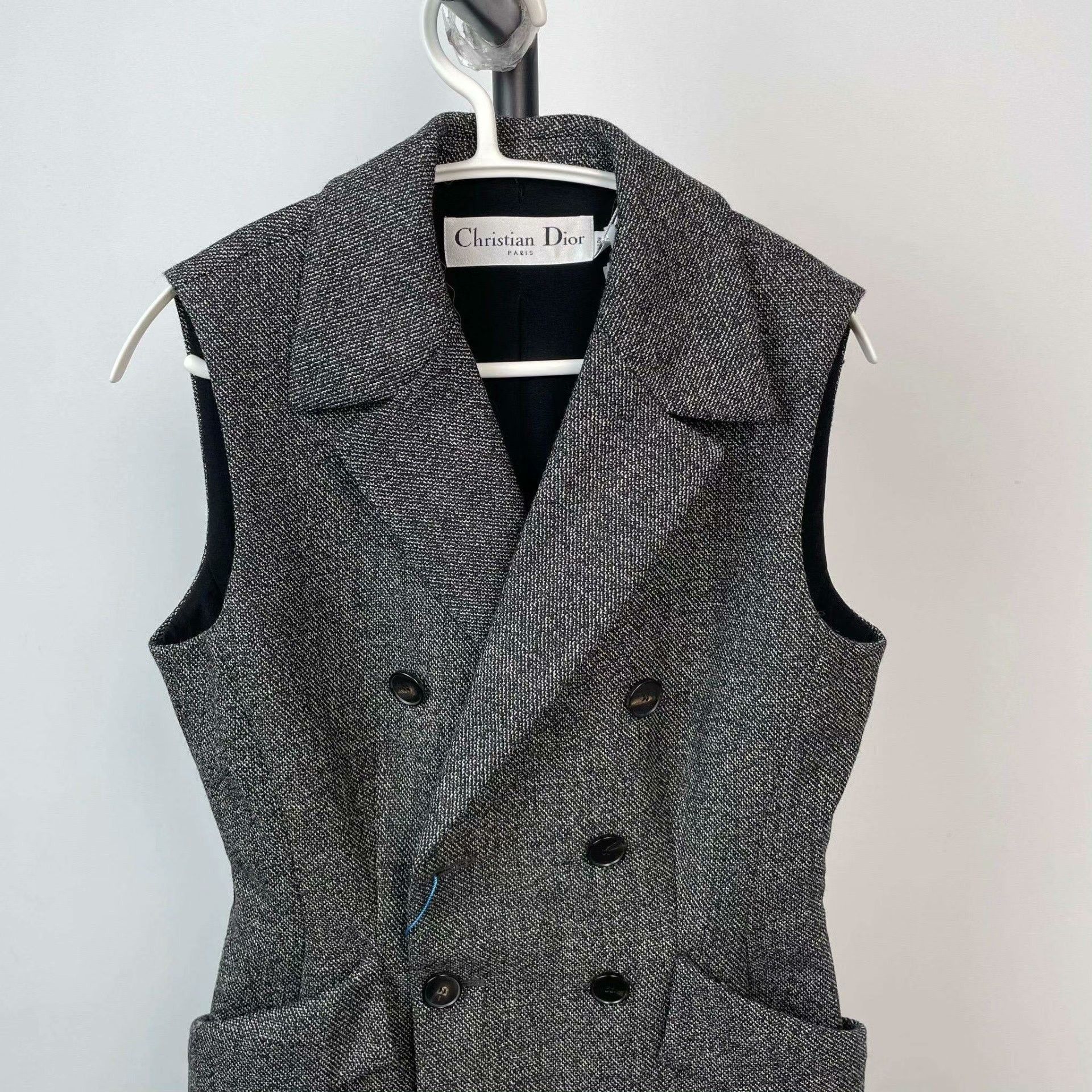 Dior Dior Gray Dress 38 Women Size S / US 4 / IT 40 - 8 Thumbnail