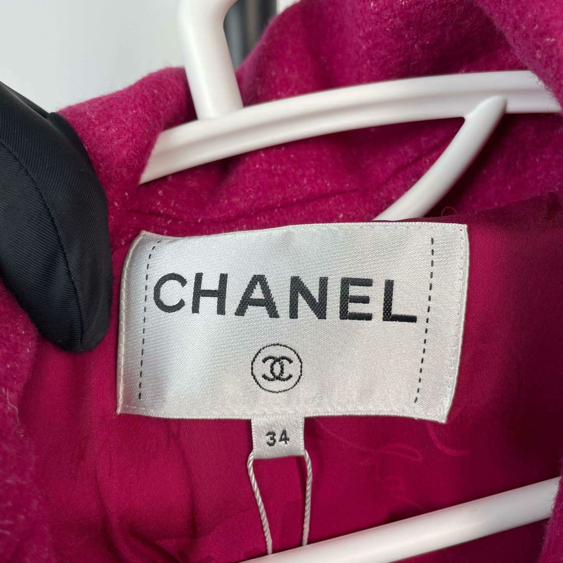 Chanel Chanel Wool Red Coat 34 Women Size XS / US 0-2 / IT 36-38 - 7 Thumbnail