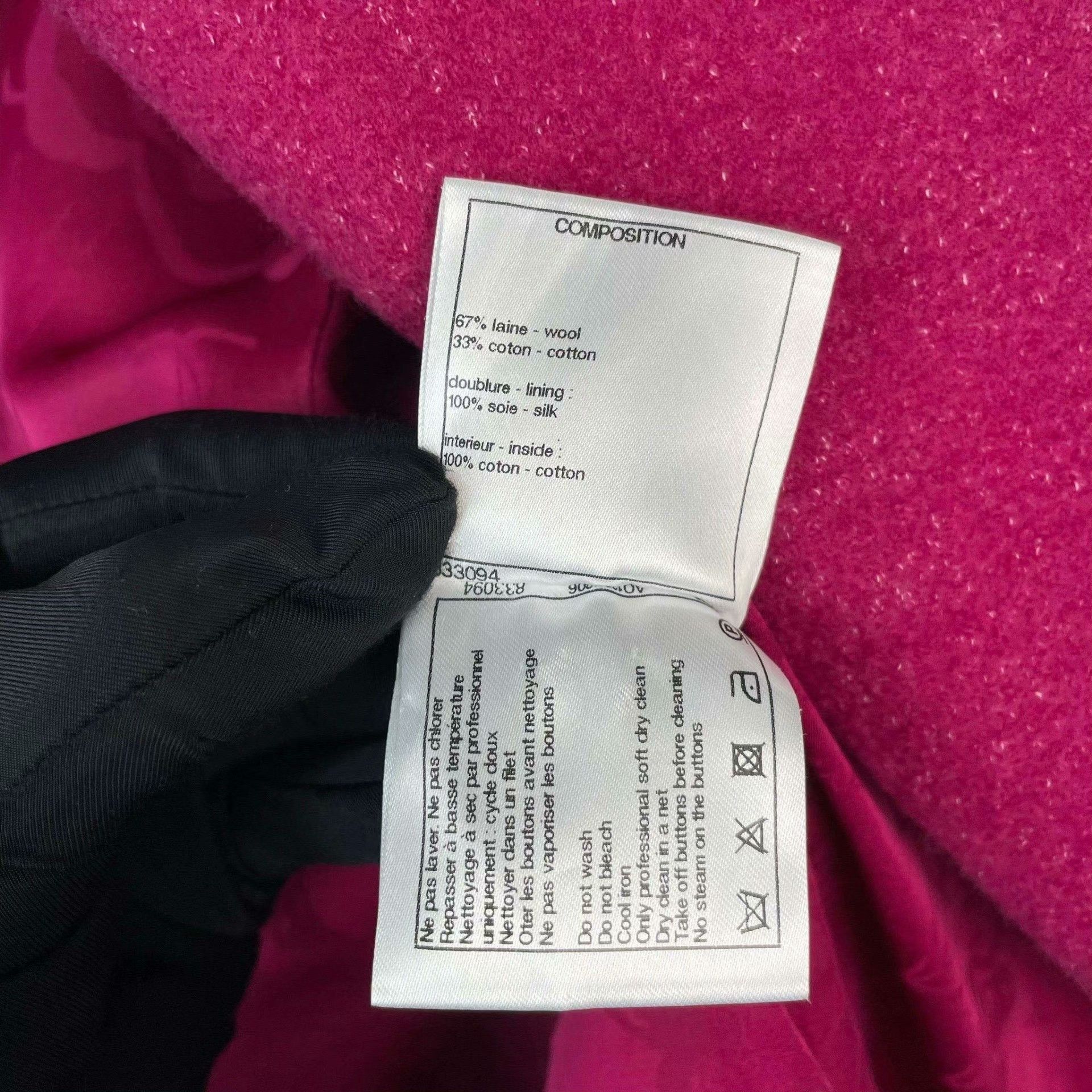 Chanel Chanel Wool Red Coat 34 Women Size XS / US 0-2 / IT 36-38 - 9 Thumbnail