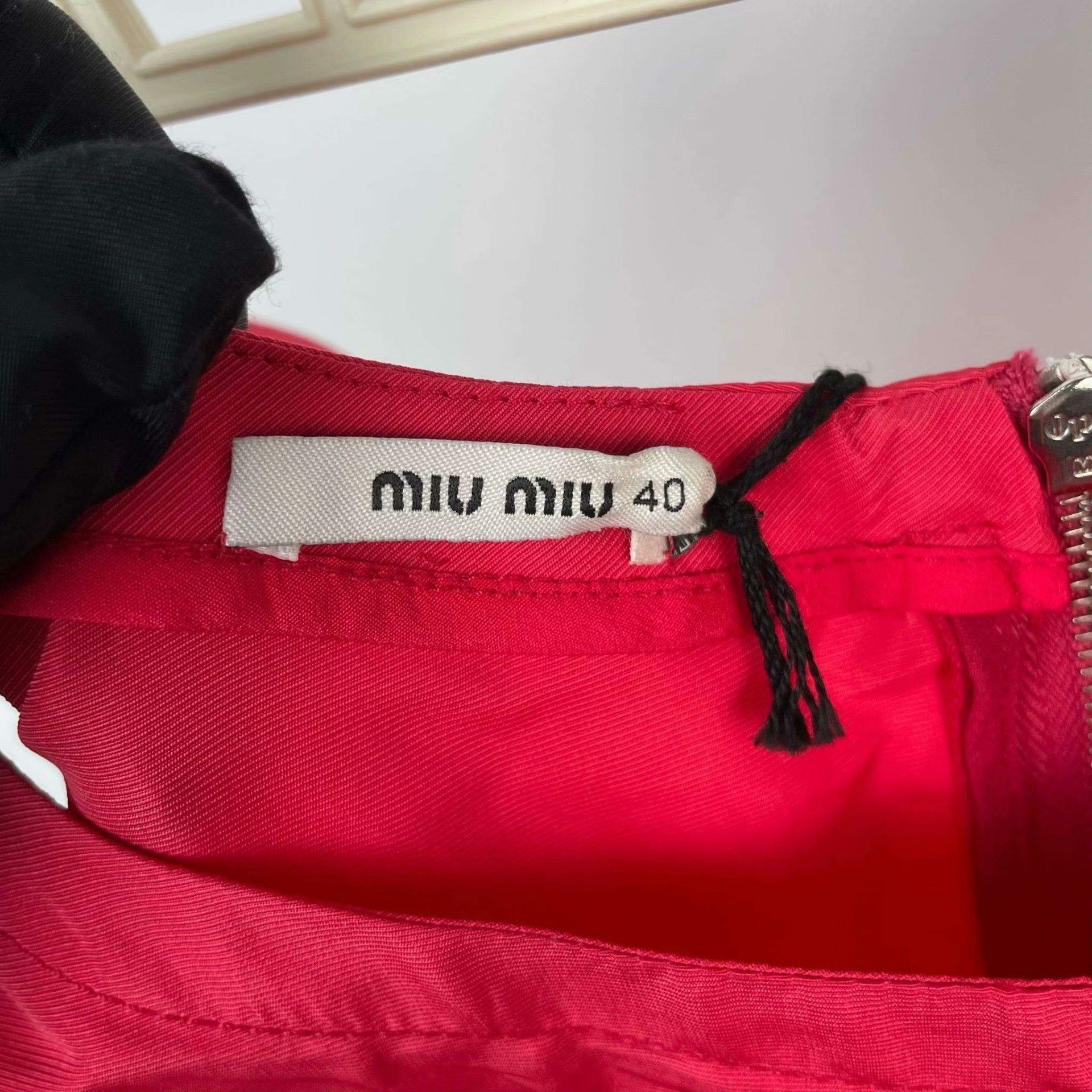 Miu Miu Miu Miu Red Dress 40 Women Size M / US 6-8 / IT 42-44 - 3 Thumbnail