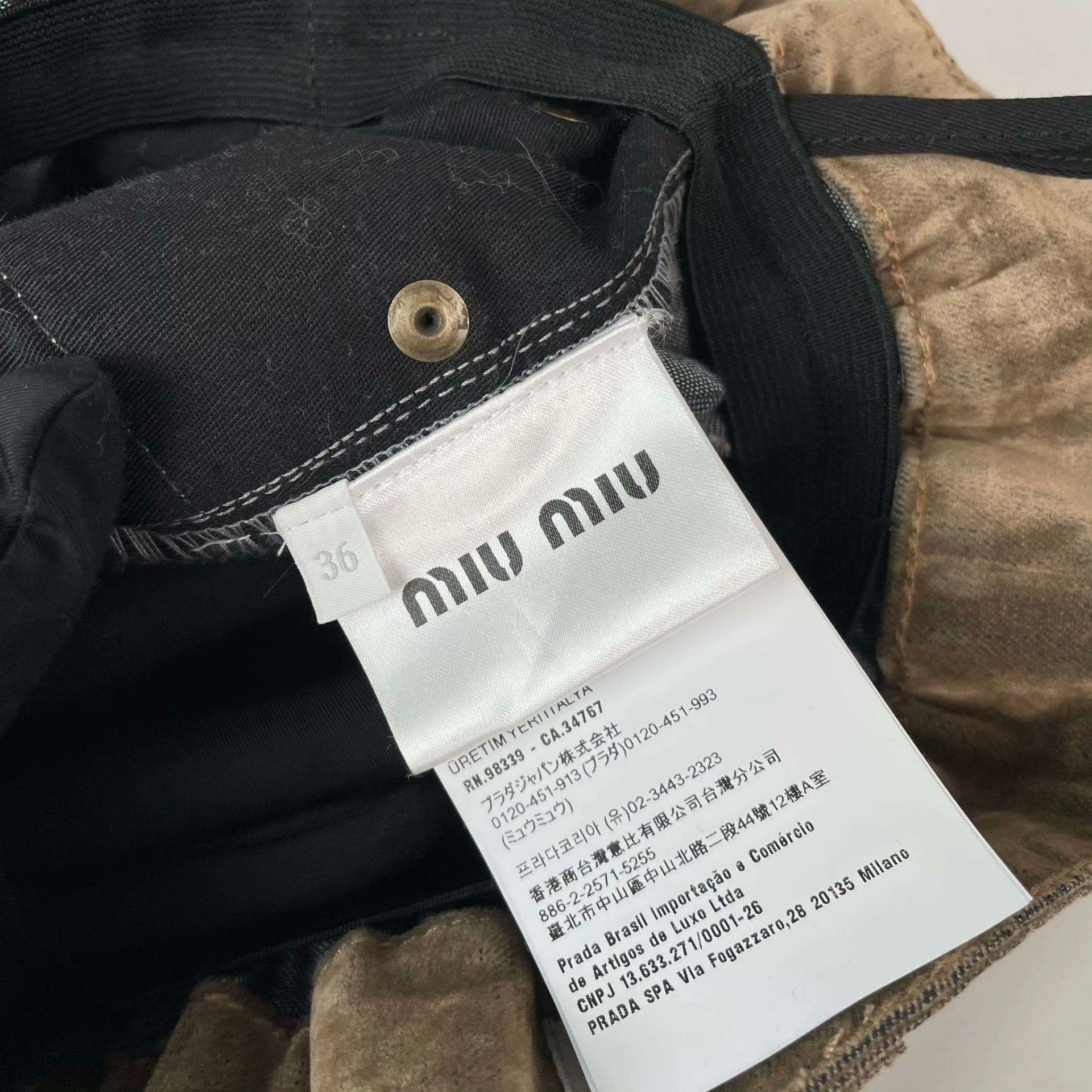 Miu Miu Miu Miu Pants 36 Women Size 36" / US 14 / IT 50 - 5 Thumbnail