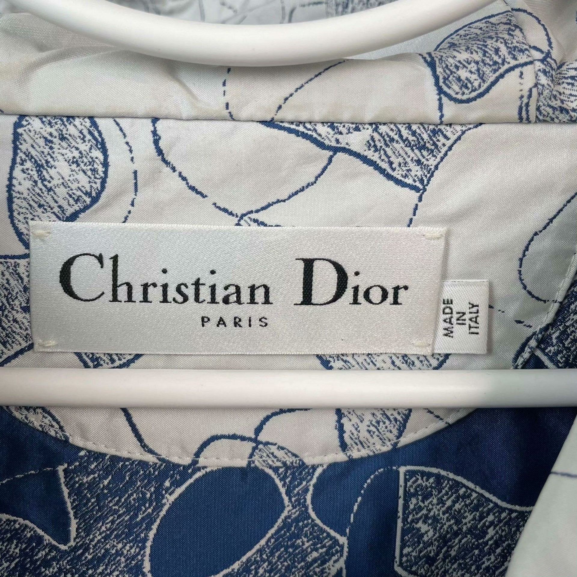Dior Dior Embroidered Blue Hoodie S Women Size S / US 4 / IT 40 - 6 Thumbnail