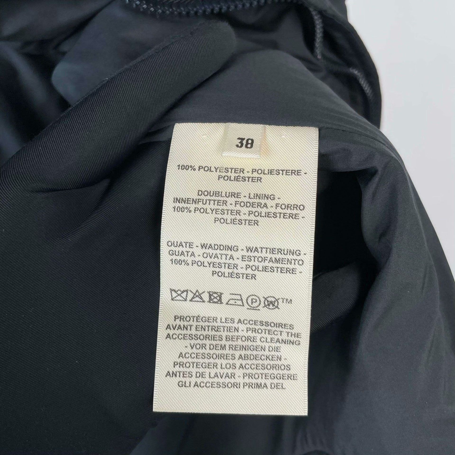 Hermes Hermes Cotton Black Down Jacket S Women Size S / US 4 / IT 40 - 6 Thumbnail