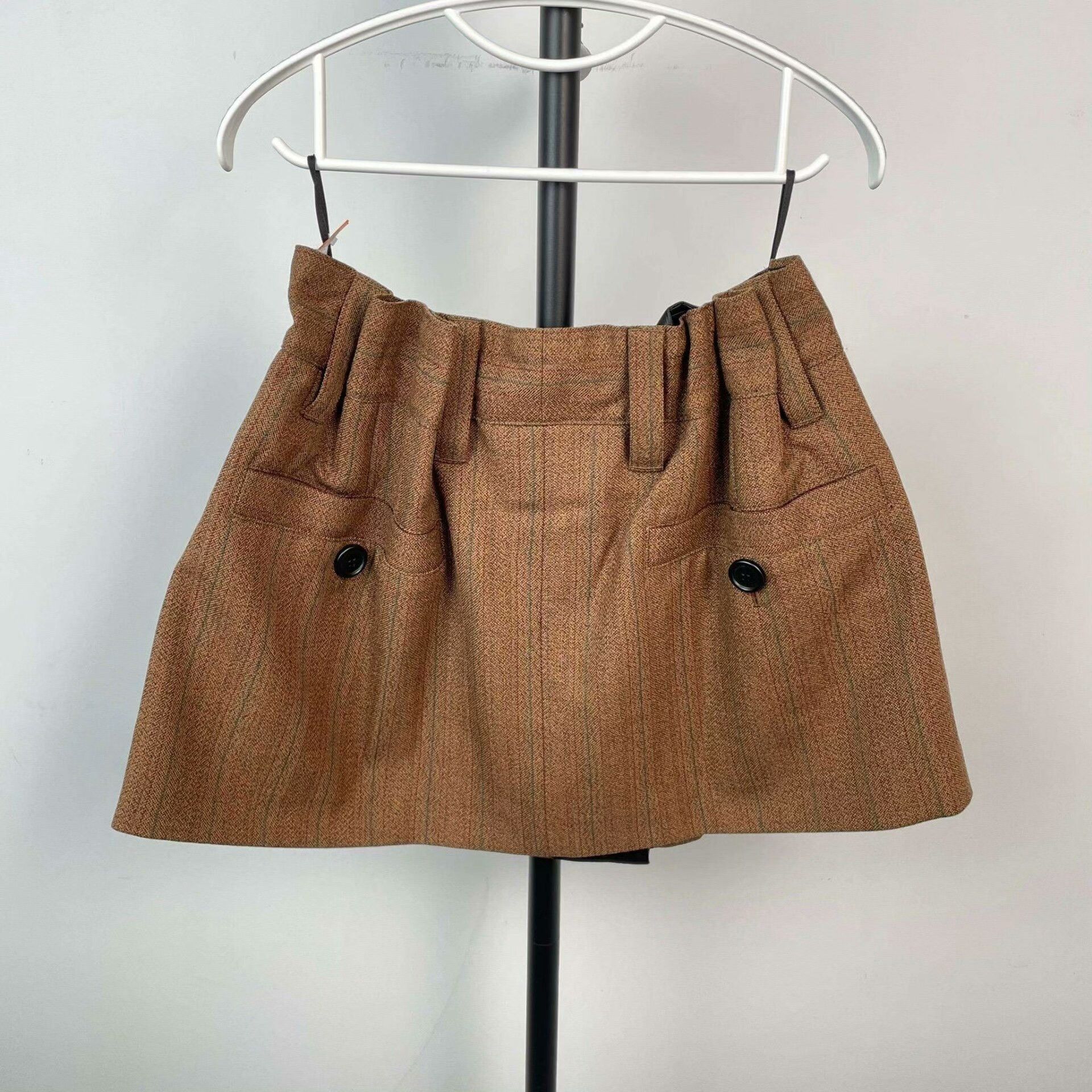 Prada Prada Striped Skirt 40 Women Size 40" / US 18 - 2 Thumbnail