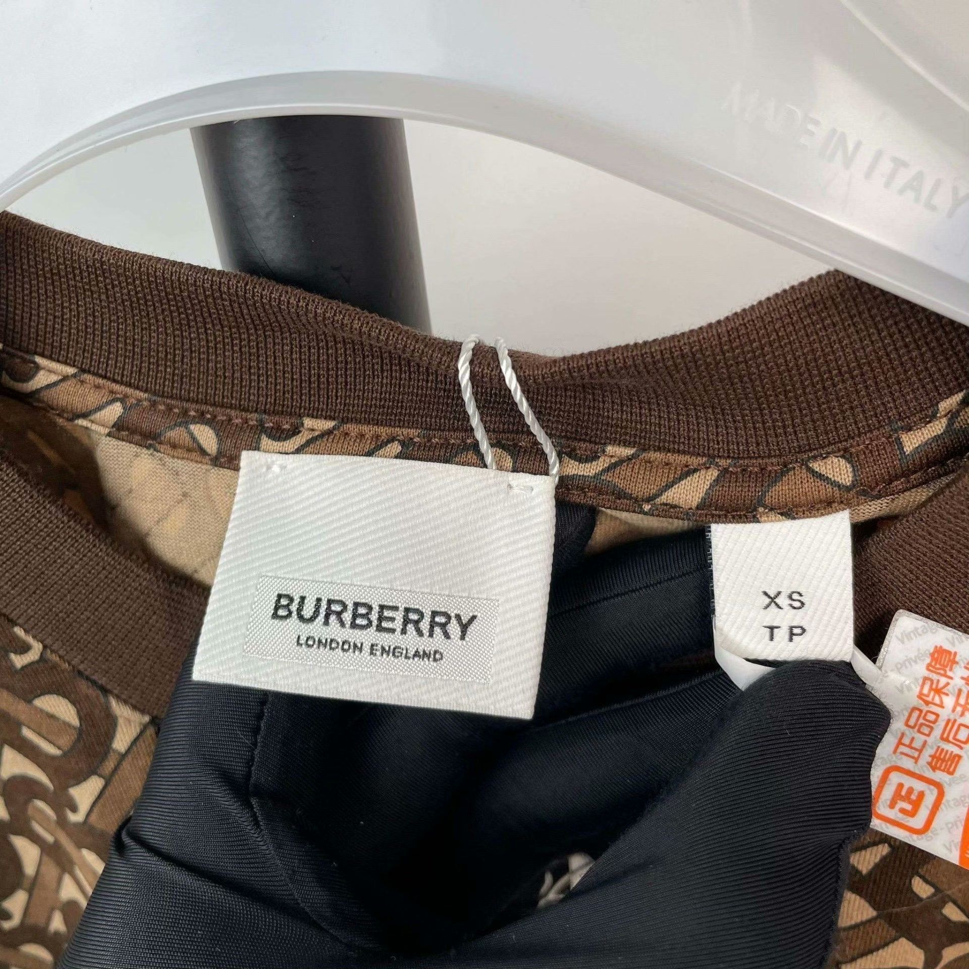 Burberry Burberry Cotton Brown T-Shirt S Men Size US S / EU 44-46 / 1 - 3 Thumbnail