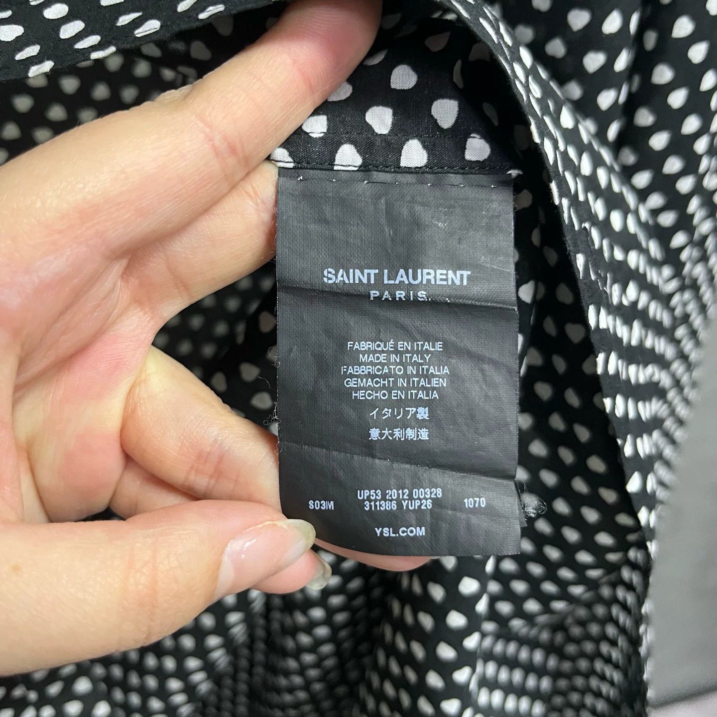 Saint Laurent Paris Saint Laurent Paris Printed Graphic Black T-Shirt 38 Women Size S / US 4 / IT 40 - 4 Thumbnail