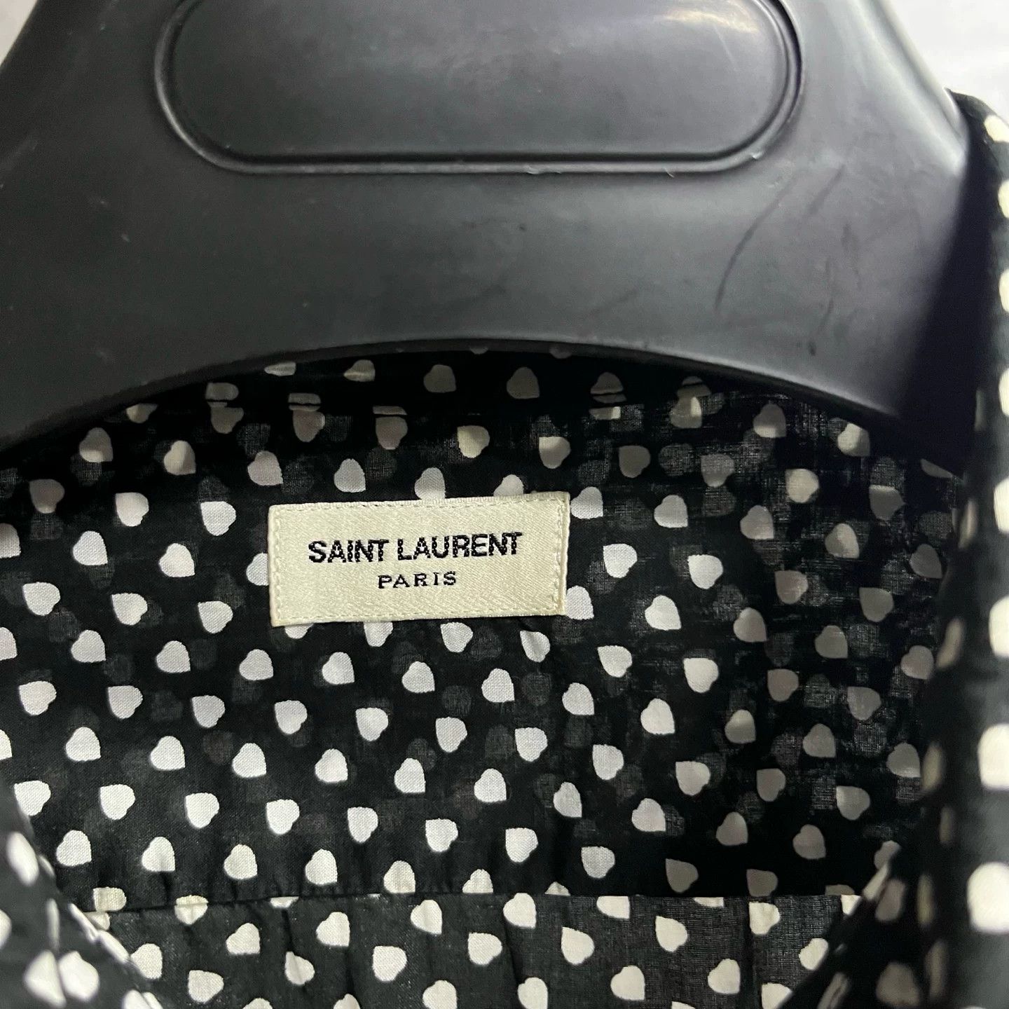 Saint Laurent Paris Saint Laurent Paris Printed Graphic Black T-Shirt 38 Women Size S / US 4 / IT 40 - 2 Thumbnail