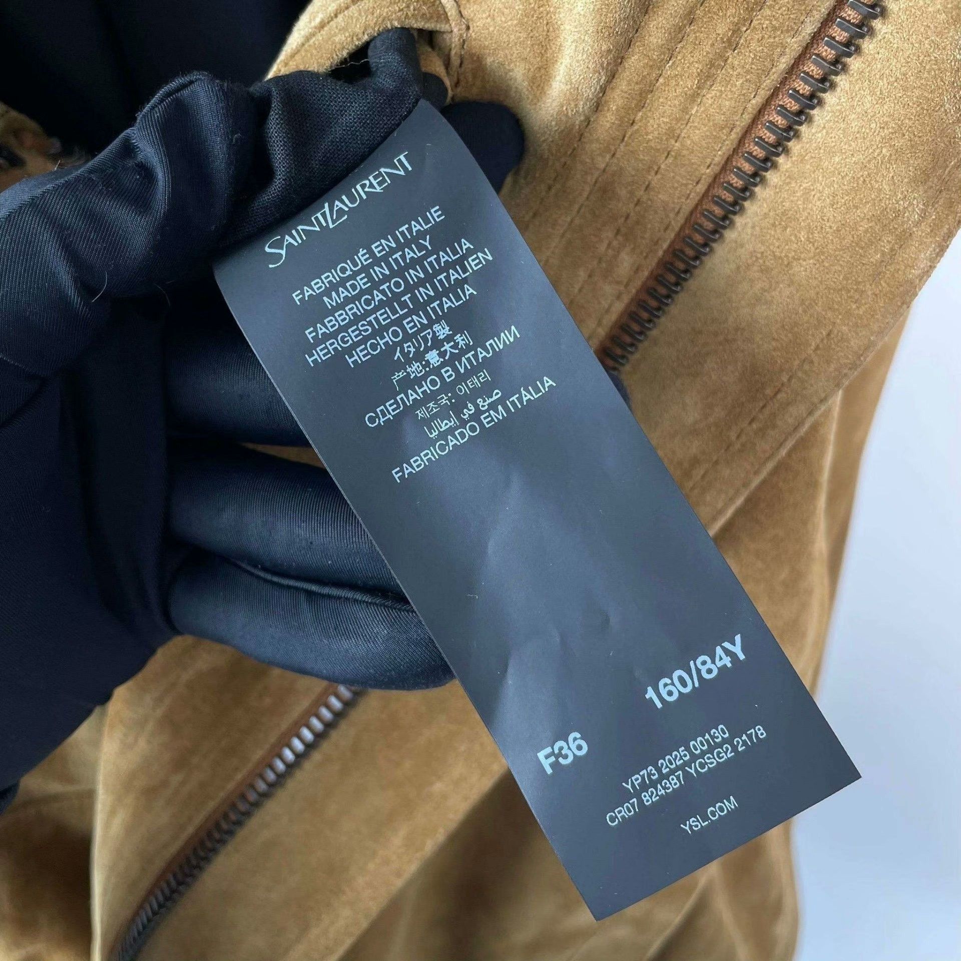 Saint Laurent Paris Saint Laurent Paris Brown Light Jacket 36 Men Size US S / EU 44-46 / 1 - 5 Thumbnail