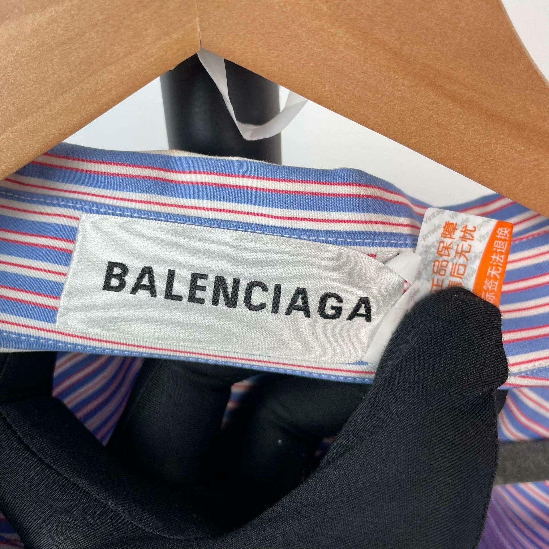 Balenciaga Balenciaga Striped Blue Shirt L Men Size US L / EU 52-54 / 3 - 3 Thumbnail