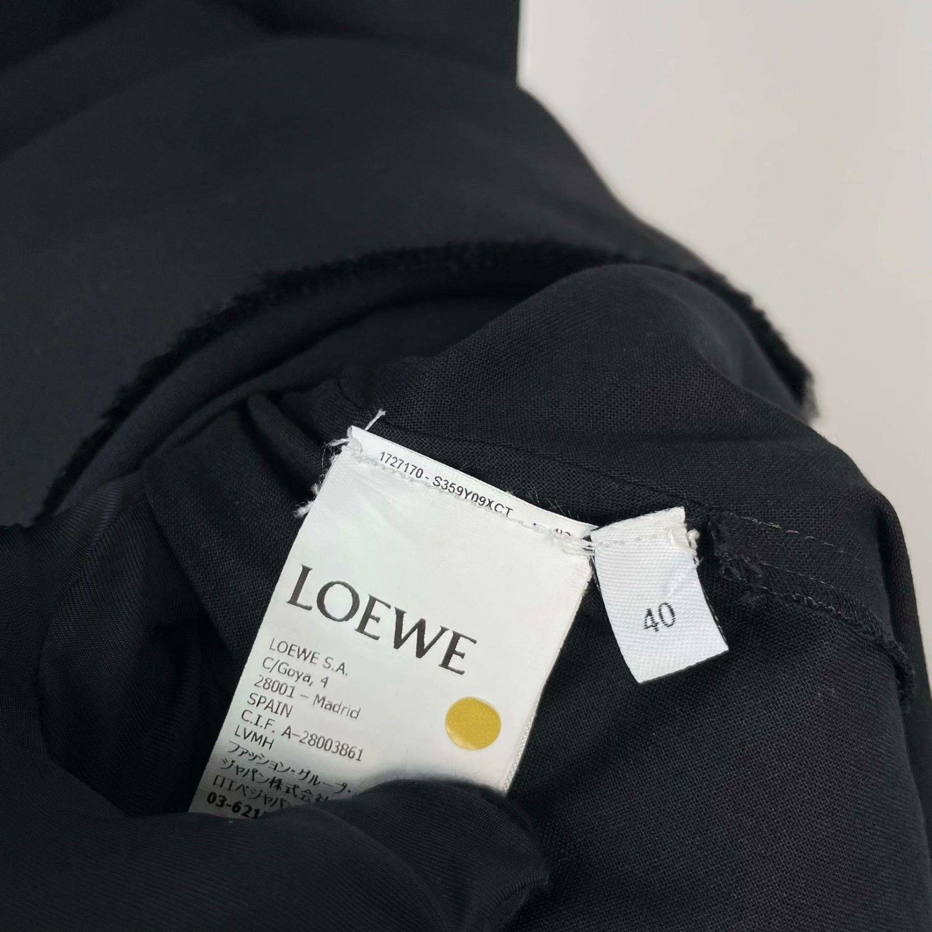 Loewe Loewe Black Dress 40 Women Size M / US 6-8 / IT 42-44 - 4 Thumbnail