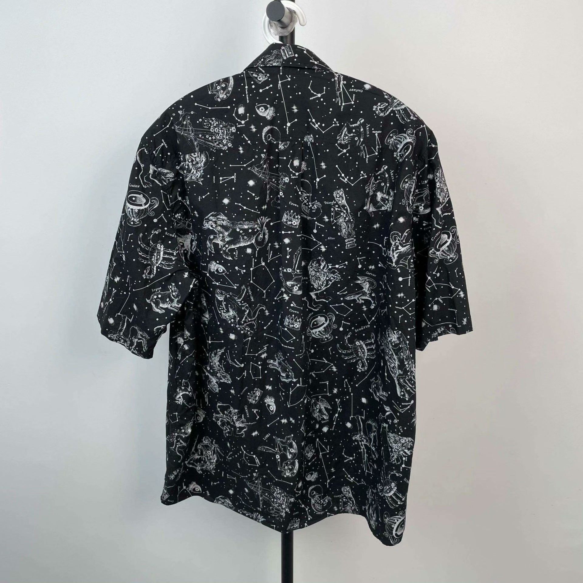 Valentino Valentino Printed Black Shirt 38 Men Size US S / EU 44-46 / 1 - 2 Thumbnail