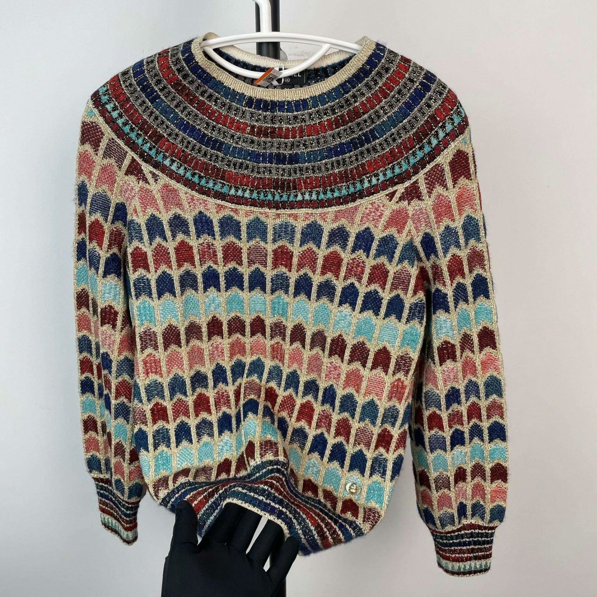 Chanel Chanel Knit Multi Sweater 34 Women Size XS / US 0-2 / IT 36-38 - 8 Thumbnail