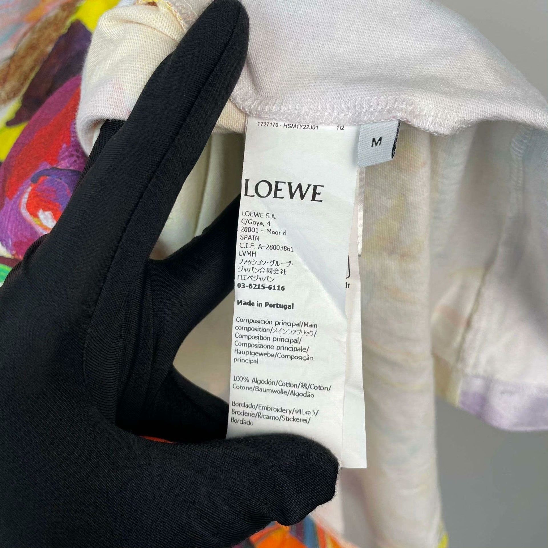 Loewe Loewe Graphic T-Shirt M Men Size US M / EU 48-50 / 2 - 5 Thumbnail