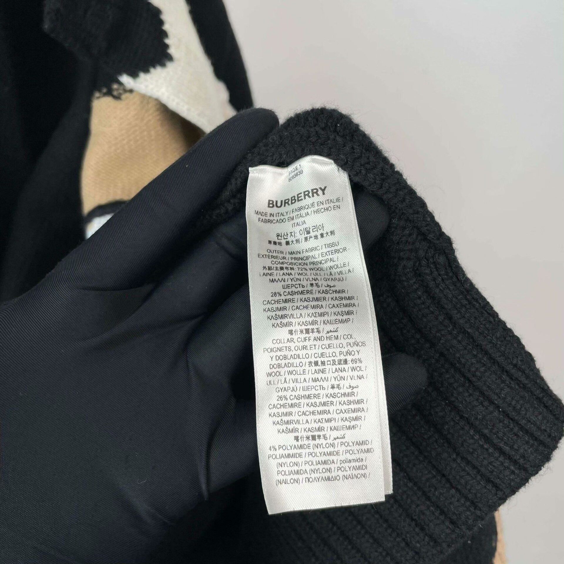 Burberry Burberry Knit Black Sweater XS Women Size XS / US 0-2 / IT 36-38 - 5 Thumbnail