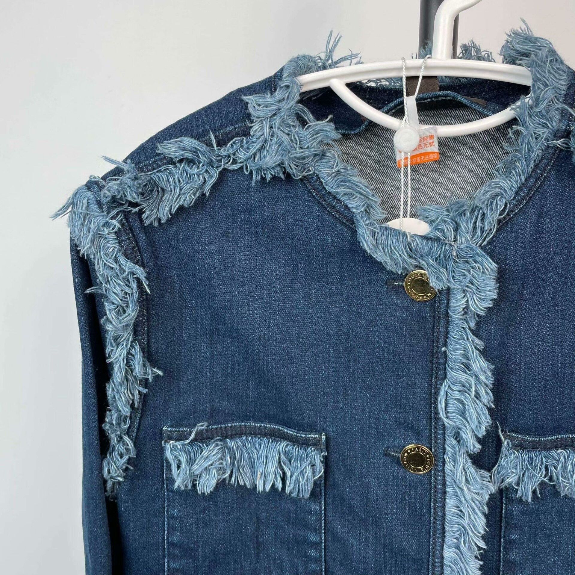 Louis Vuitton Louis Vuitton Denim Blue Jacket 36 Women Size S / US 4 / IT 40 - 8 Thumbnail