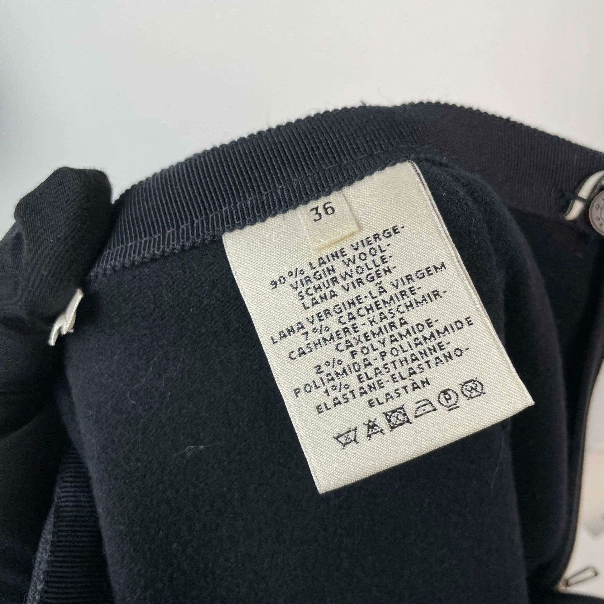 Hermes Hermes Cotton Black Skirt 36 Women Size 36" / US 14 / IT 50 - 7 Thumbnail