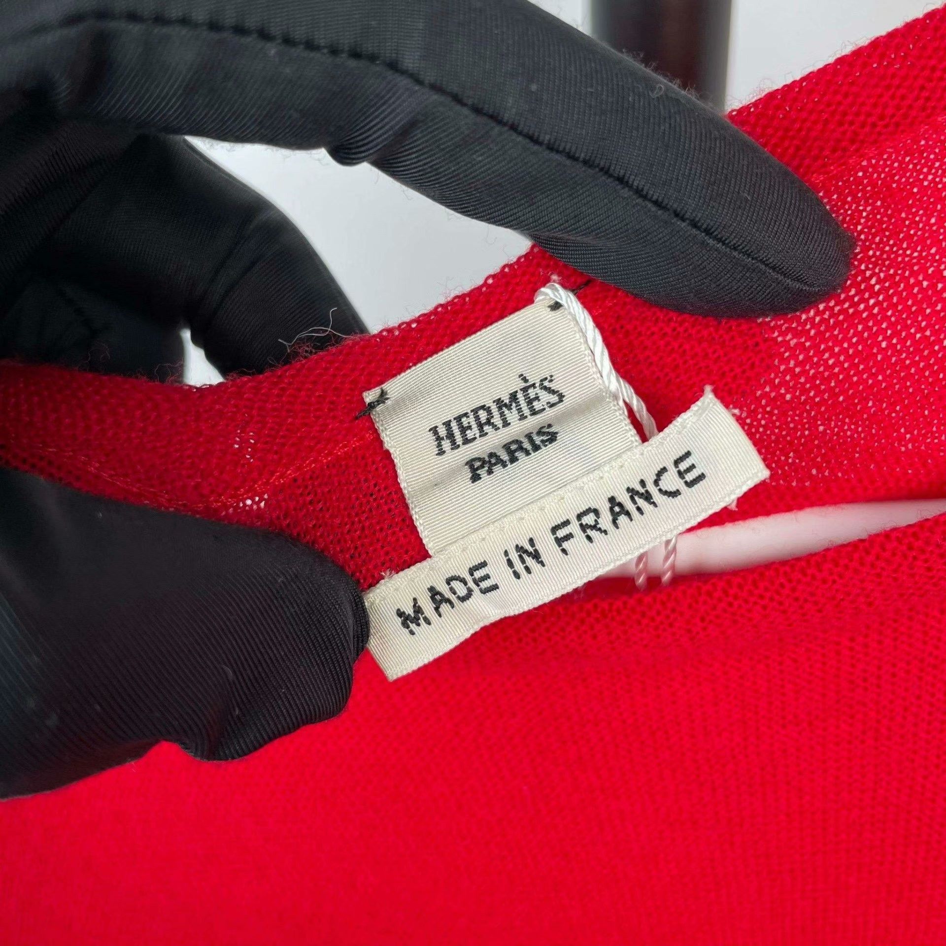 Hermes Hermes Red T-Shirt 34 Women Size XS / US 0-2 / IT 36-38 - 3 Thumbnail