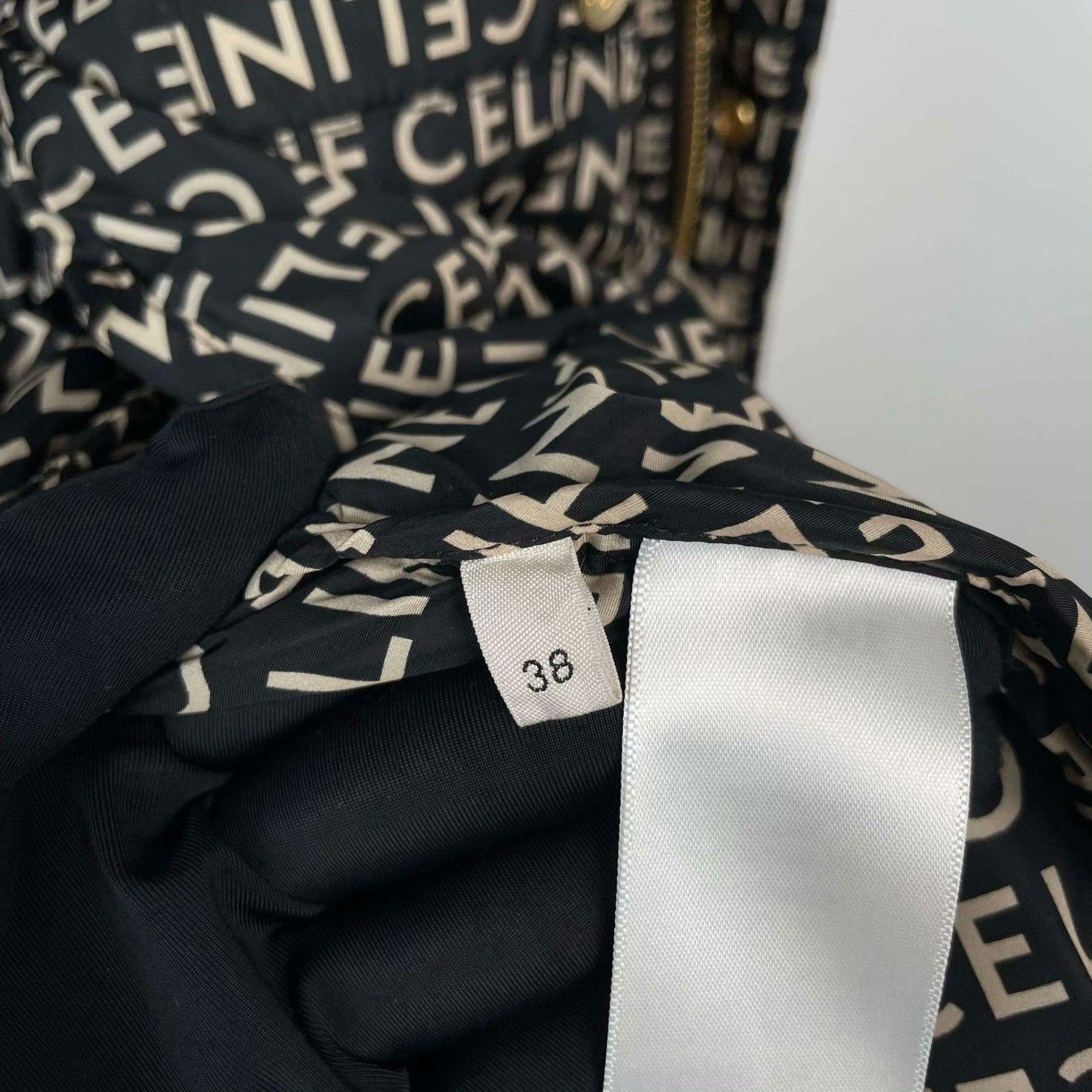 Celine Celine Retro Printed Black Vest XS Women Size XS / US 0-2 / IT 36-38 - 5 Thumbnail