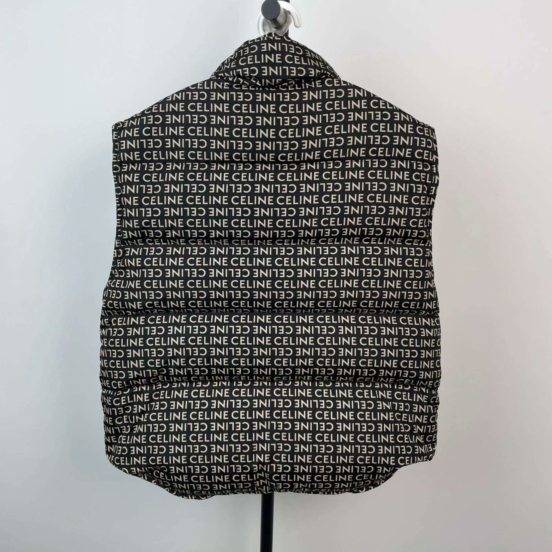 Celine Celine Retro Printed Black Vest XS Women Size XS / US 0-2 / IT 36-38 - 2 Thumbnail