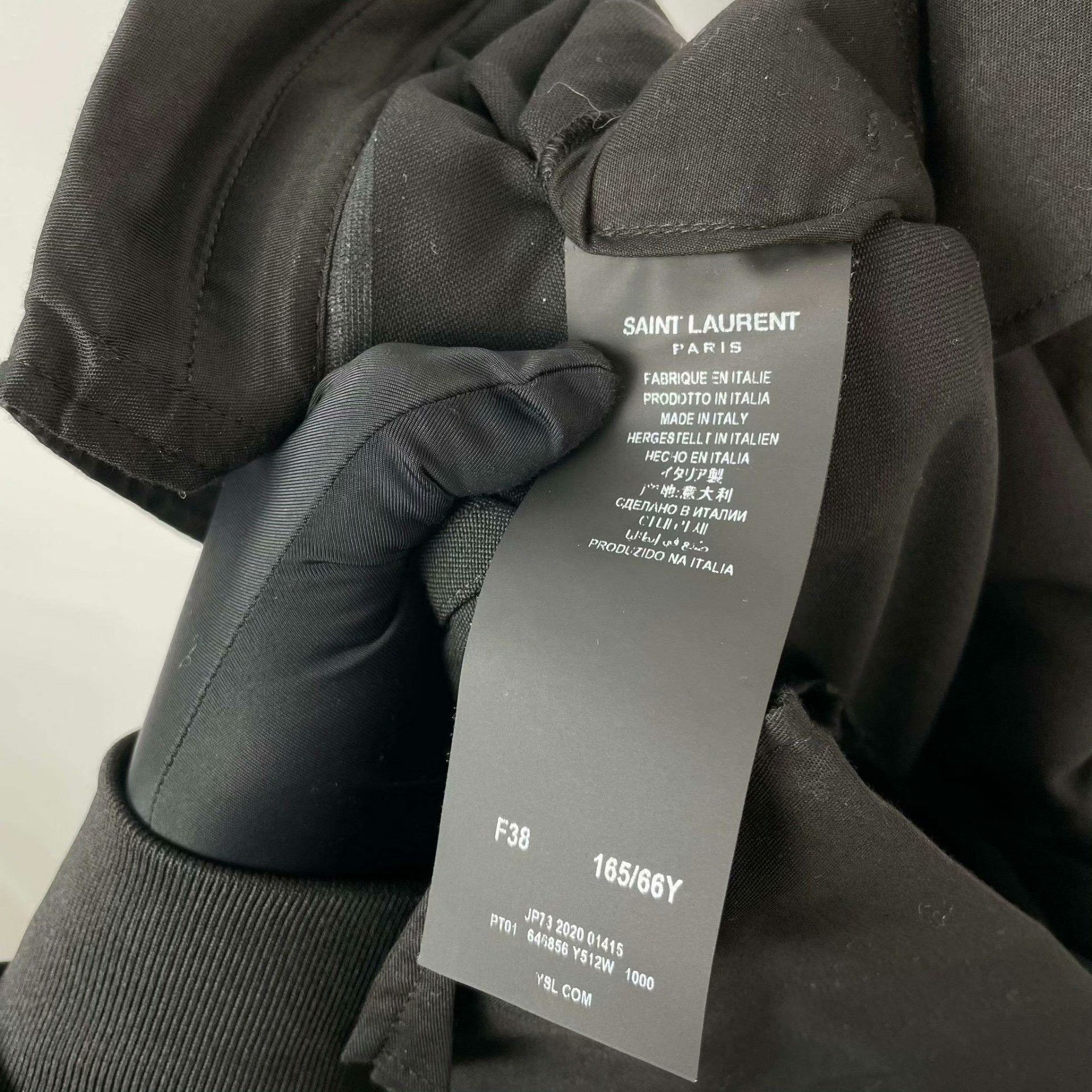 Saint Laurent Paris Saint Laurent Paris Black Item M Men Size 40R - 3 Thumbnail