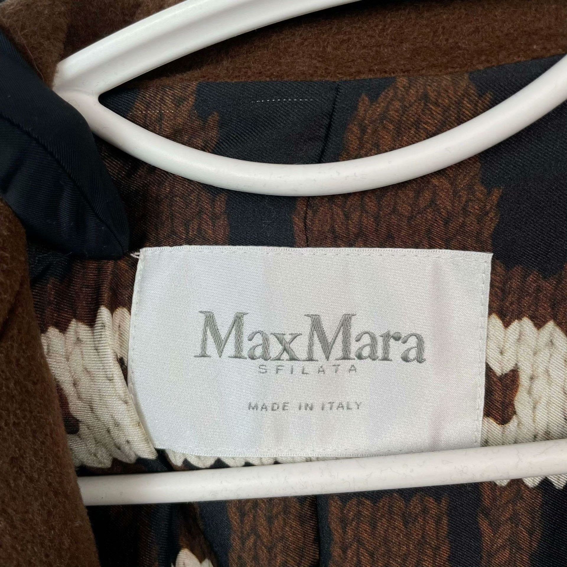 Max Mara Max Mara Brown Coat M Women Size M / US 6-8 / IT 42-44 - 3 Thumbnail