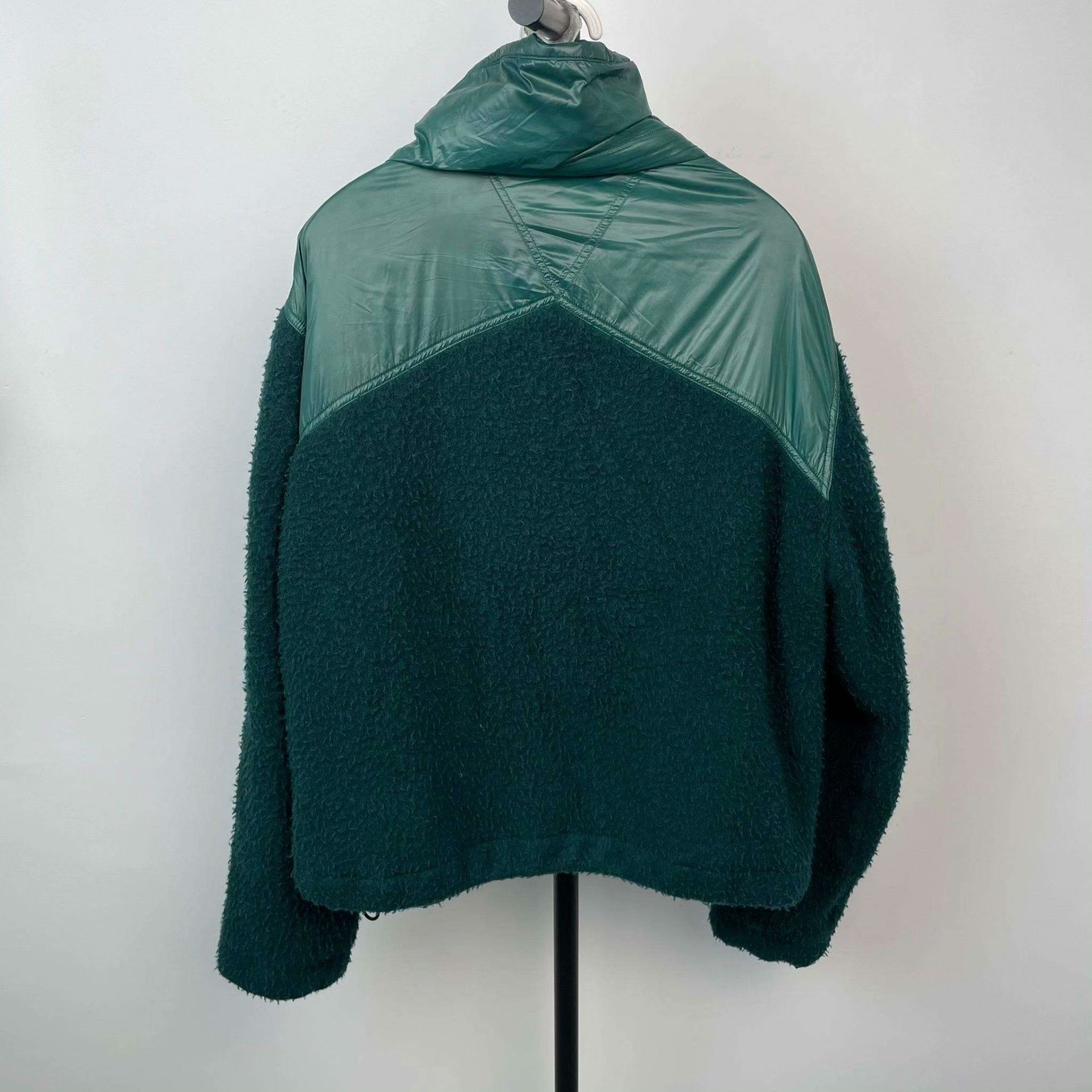 Bottega Veneta Bottega Veneta Fleece Green Jacket S Women Size S / US 4 / IT 40 - 2 Thumbnail