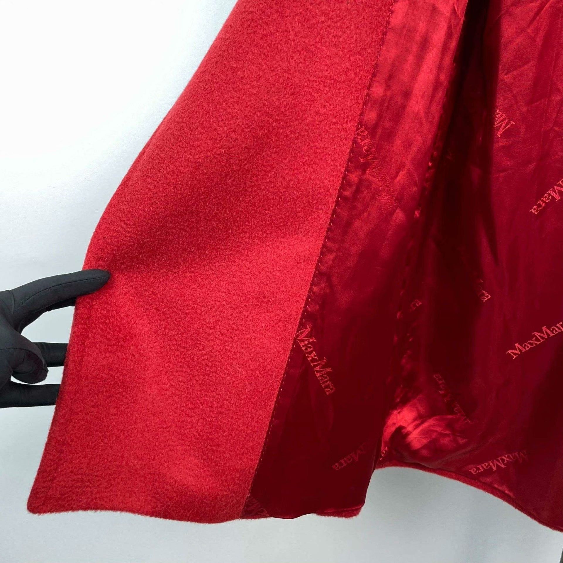 Max Mara Max Mara Red Coat S Women Size S / US 4 / IT 40 - 9 Thumbnail